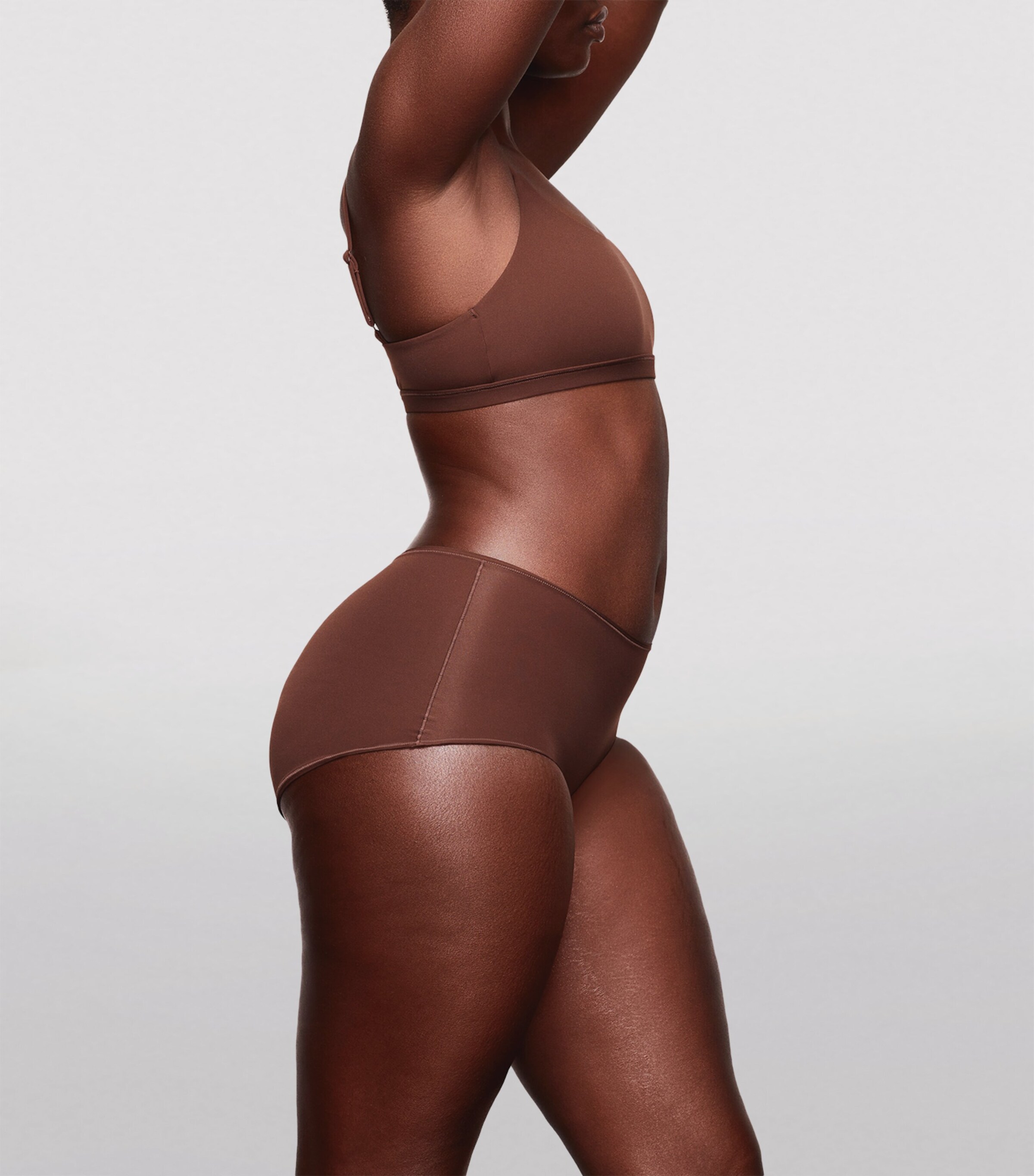 Fits Everybody Scoop-Neck Bralette COCOA Image 3