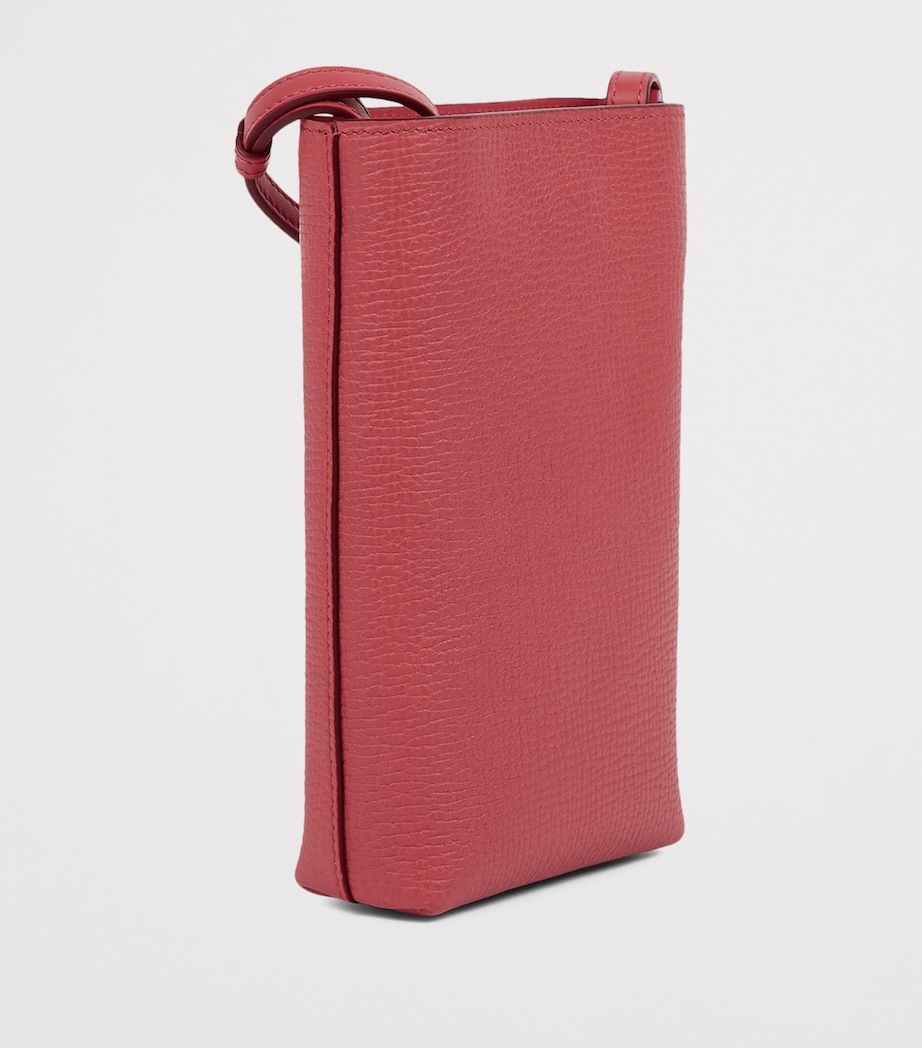 Leather Day pouch RASPBERRY Image 2