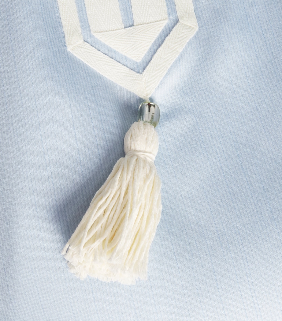 Tassel-Detail Tunic Dress LIGHT BLUE SKY 428 Image 5