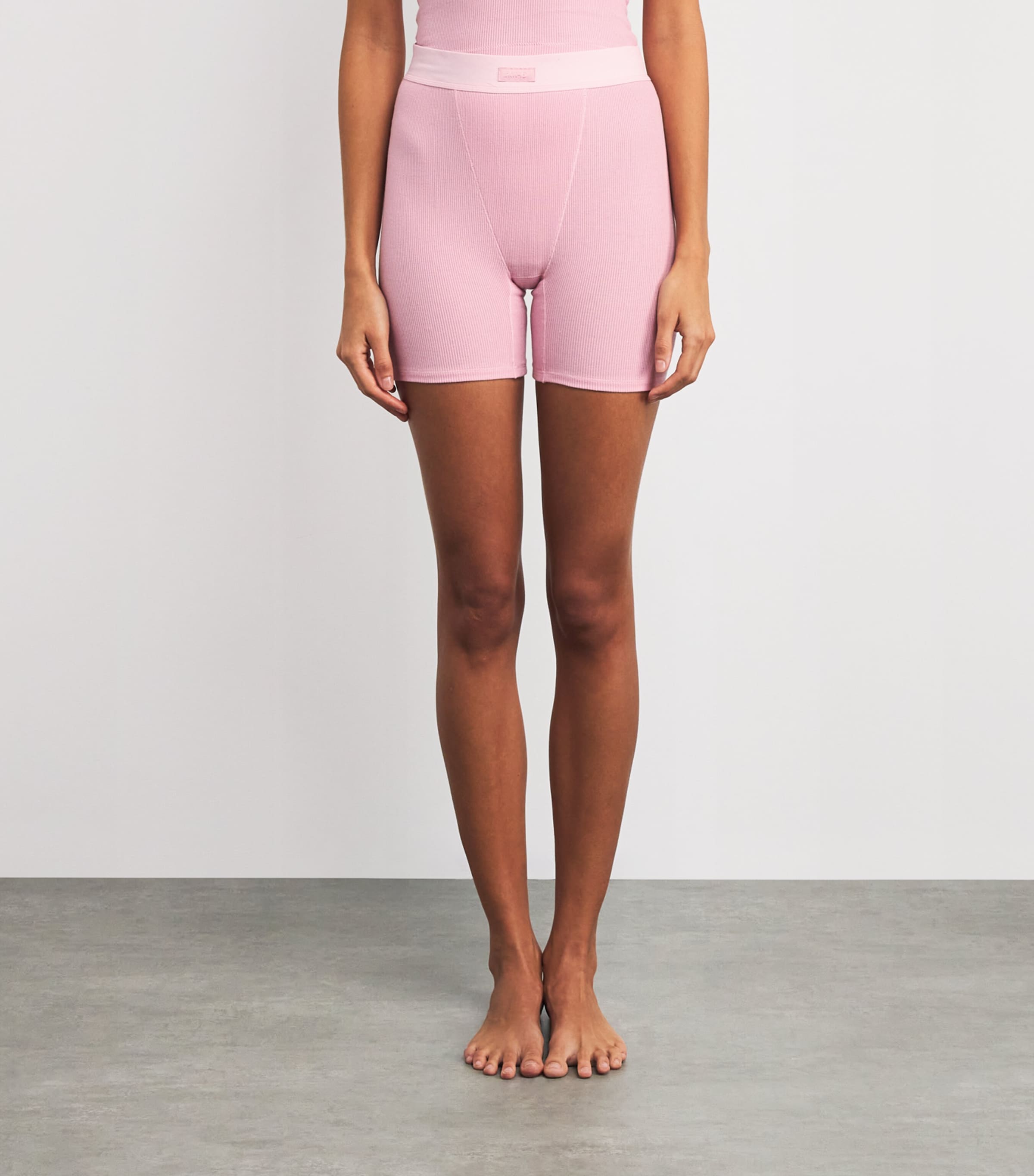 Stretch-Cotton Ribbed Boxer Shorts (Pack of 3) HALITE MULTI Image 3