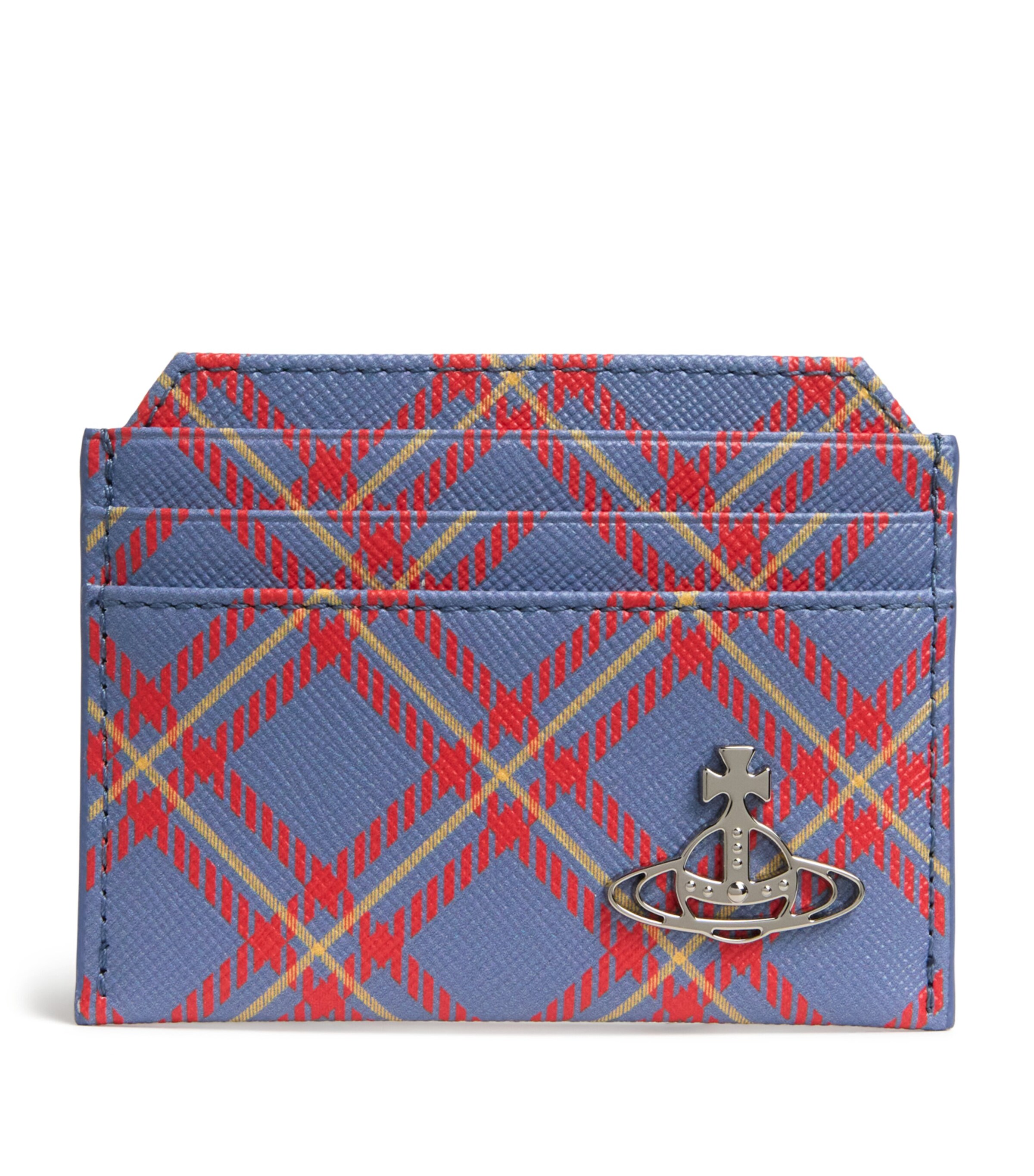 Vivienne Westwood Faux Leather McHarris Card Holder Blue/orange Image 1
