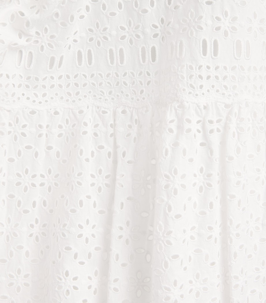 Ulla Johnson Womens Broderie Anglaise Constance Maxi Dress Pristine Image 6