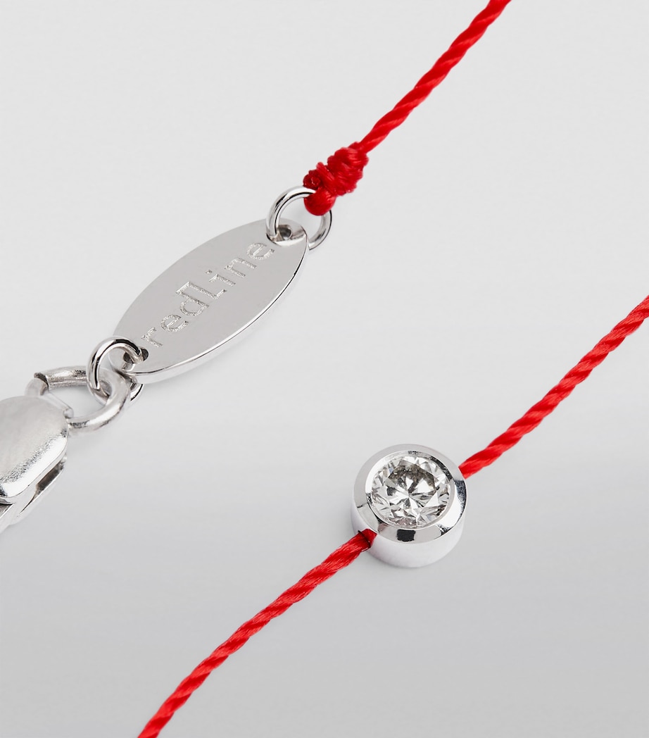 White Gold and Diamond Pure Bracelet RED Image 5