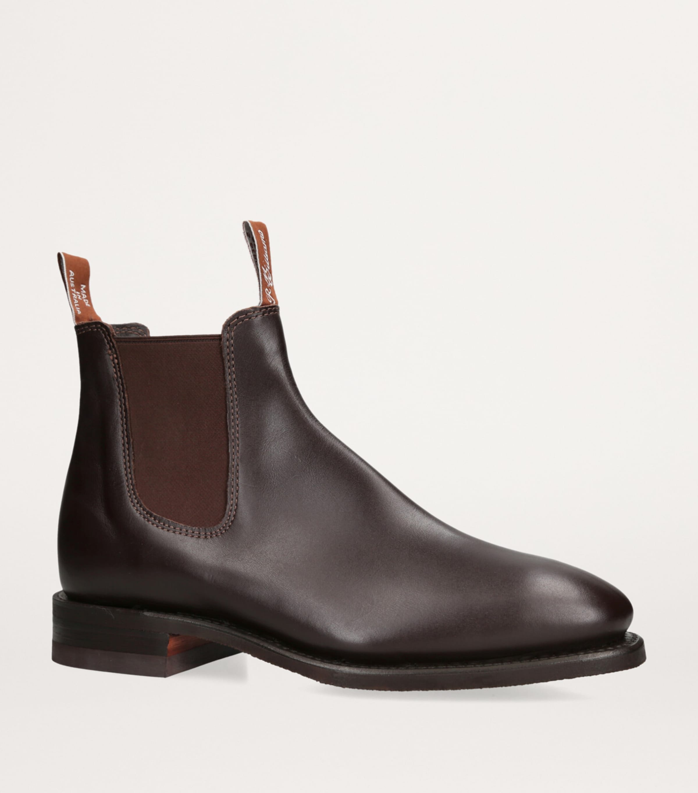 Leather Ankle Boots DK.BRN COM Image 3