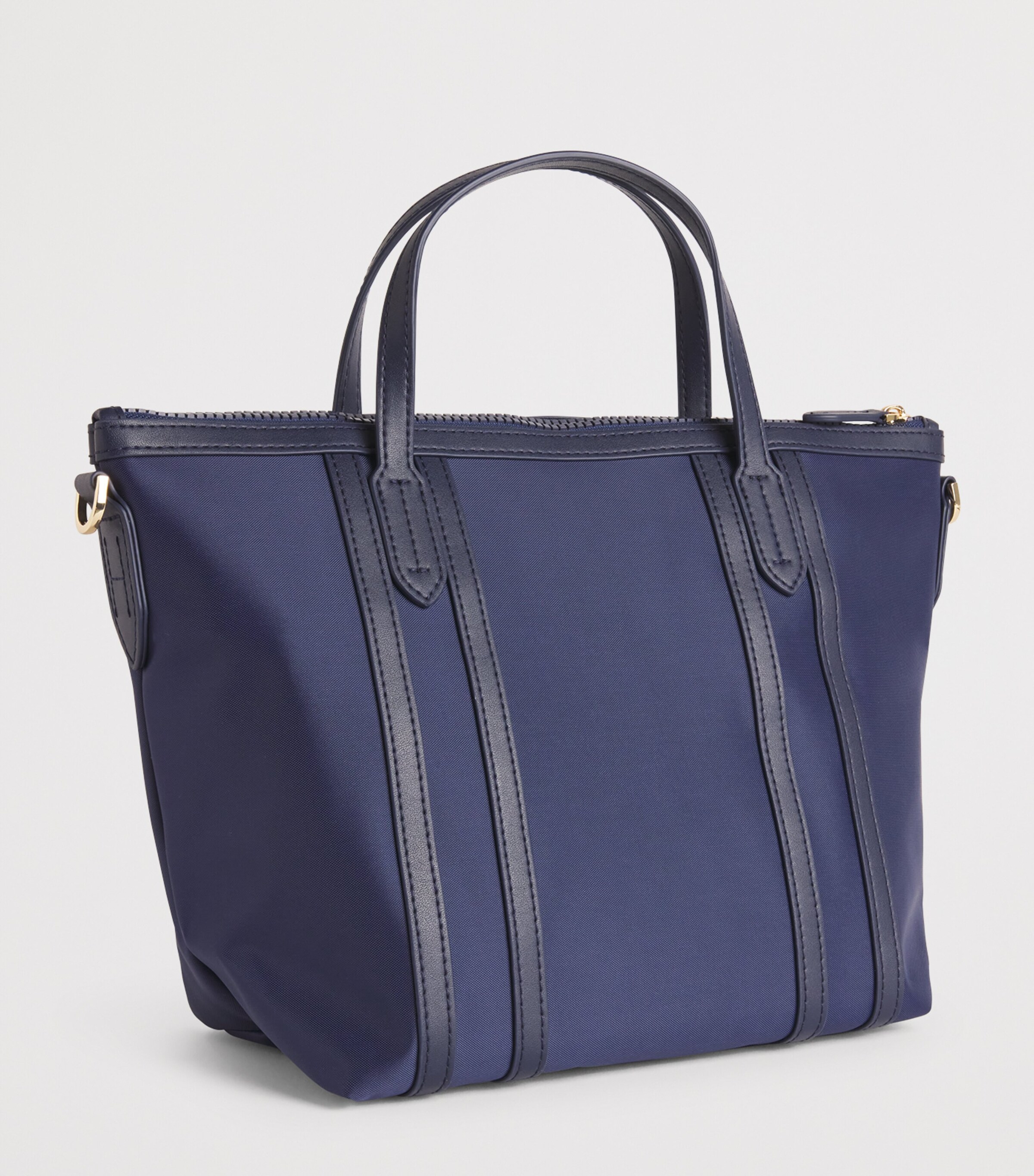 Harrods Grab Nylon Jetsetter Tote Bag Navy Image 3