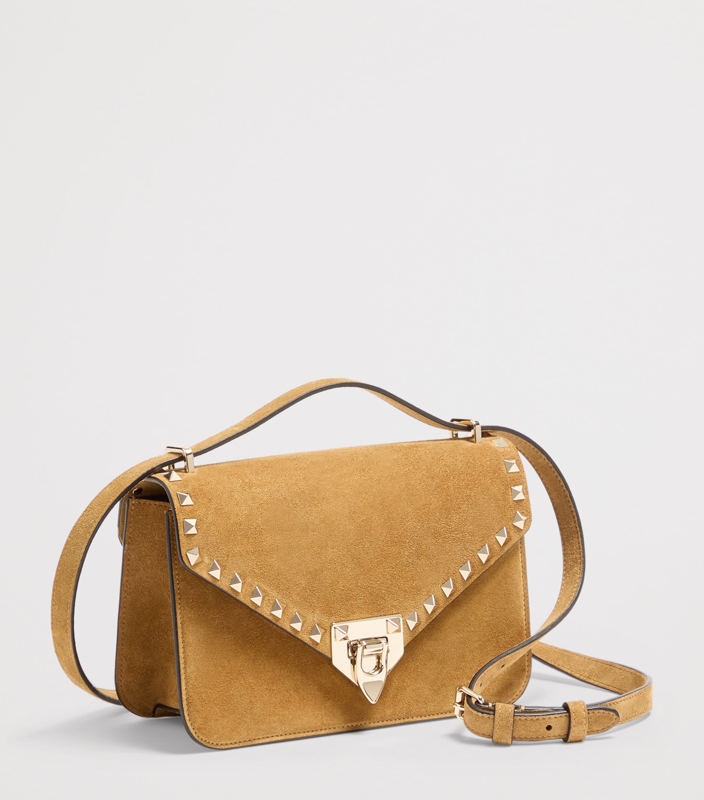 Valentino Garavani Small Split Leather Rockstud Shoulder Bag Rdx Image 3