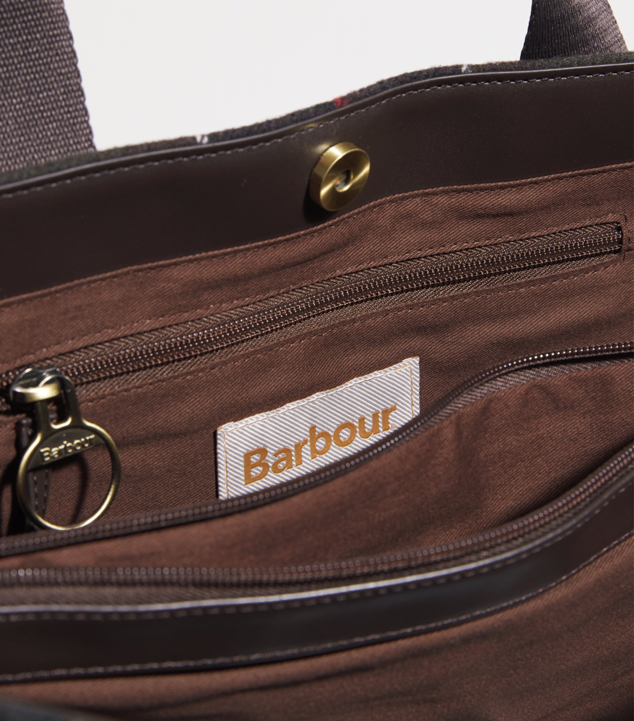 Barbour Tartan Turnberry Tote Bag Classic Tartan Image 4