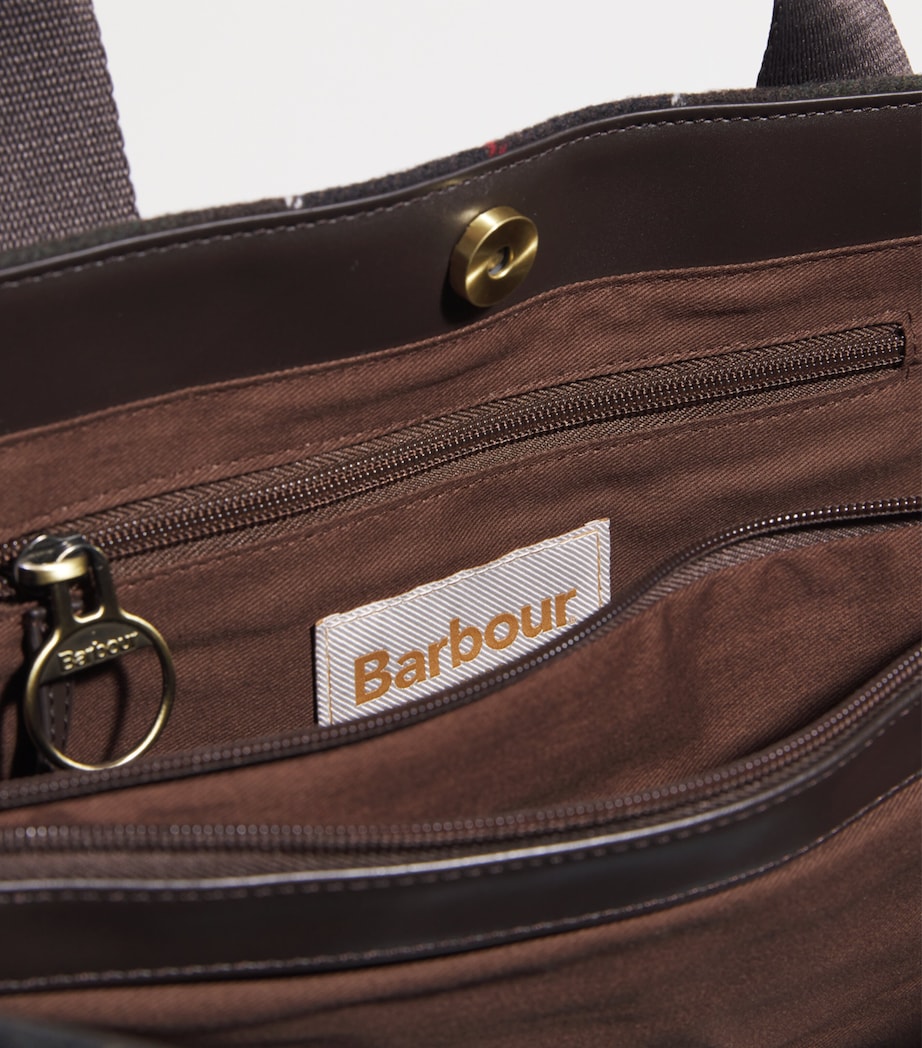 Barbour Tartan Turnberry Tote Bag Classic Tartan Image 4