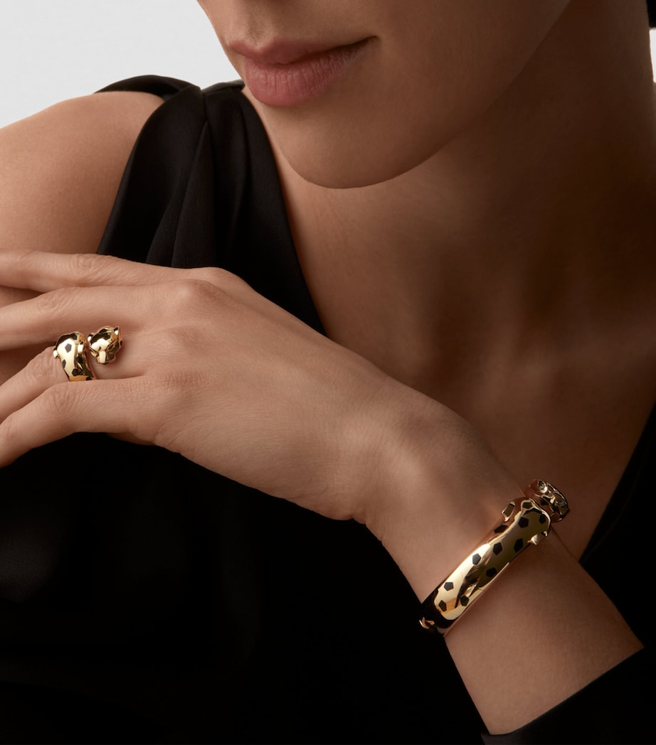 Yellow Gold, Tsavorite Garnet and Onyx Panthère de Cartier Ring YELLOW GOLD Image 11