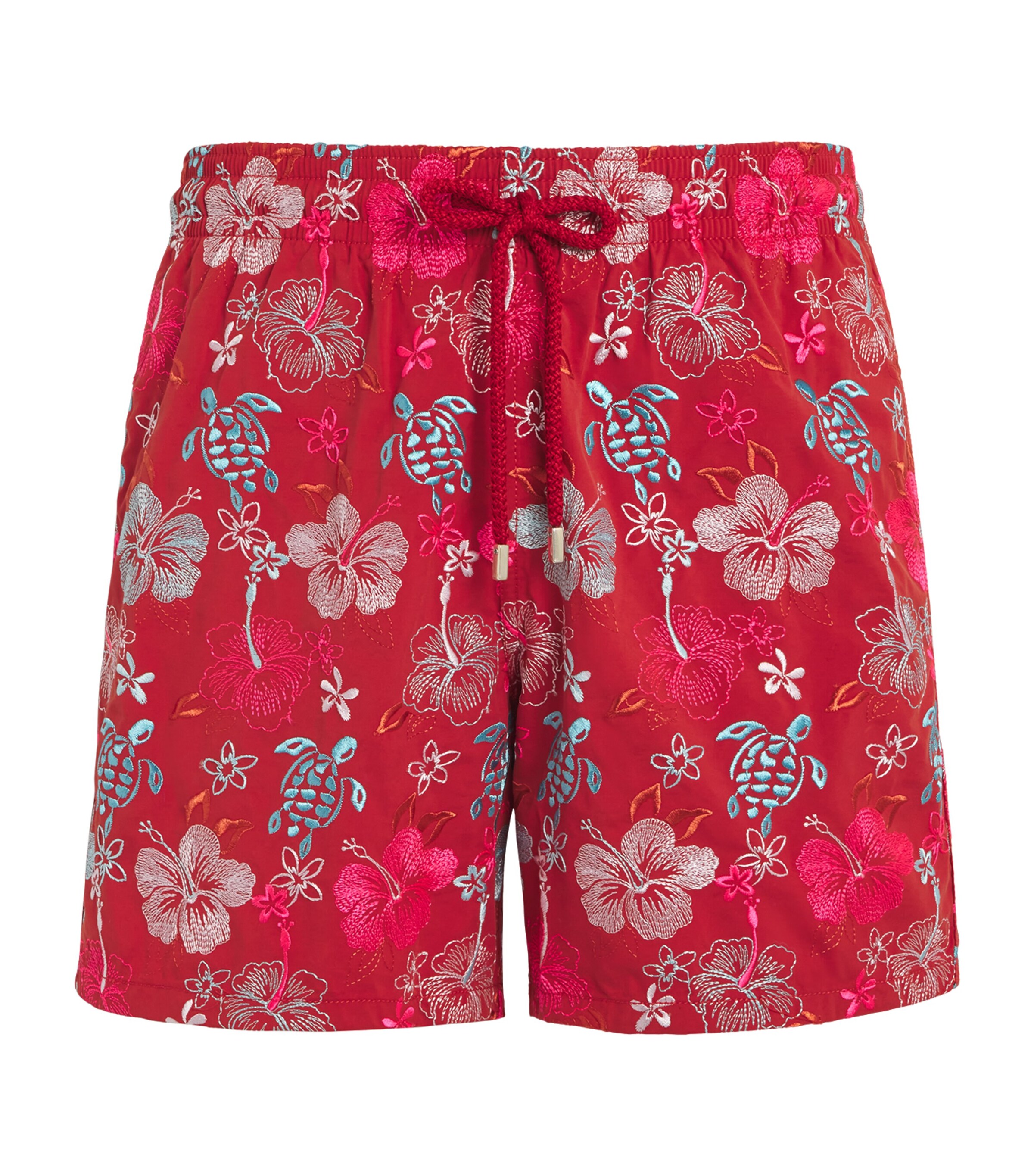 Vilebrequin Tropical Turtles Embroidered Mistral Swim Shorts | Men Clothing | Swimwear | Designers | Vilebrequin