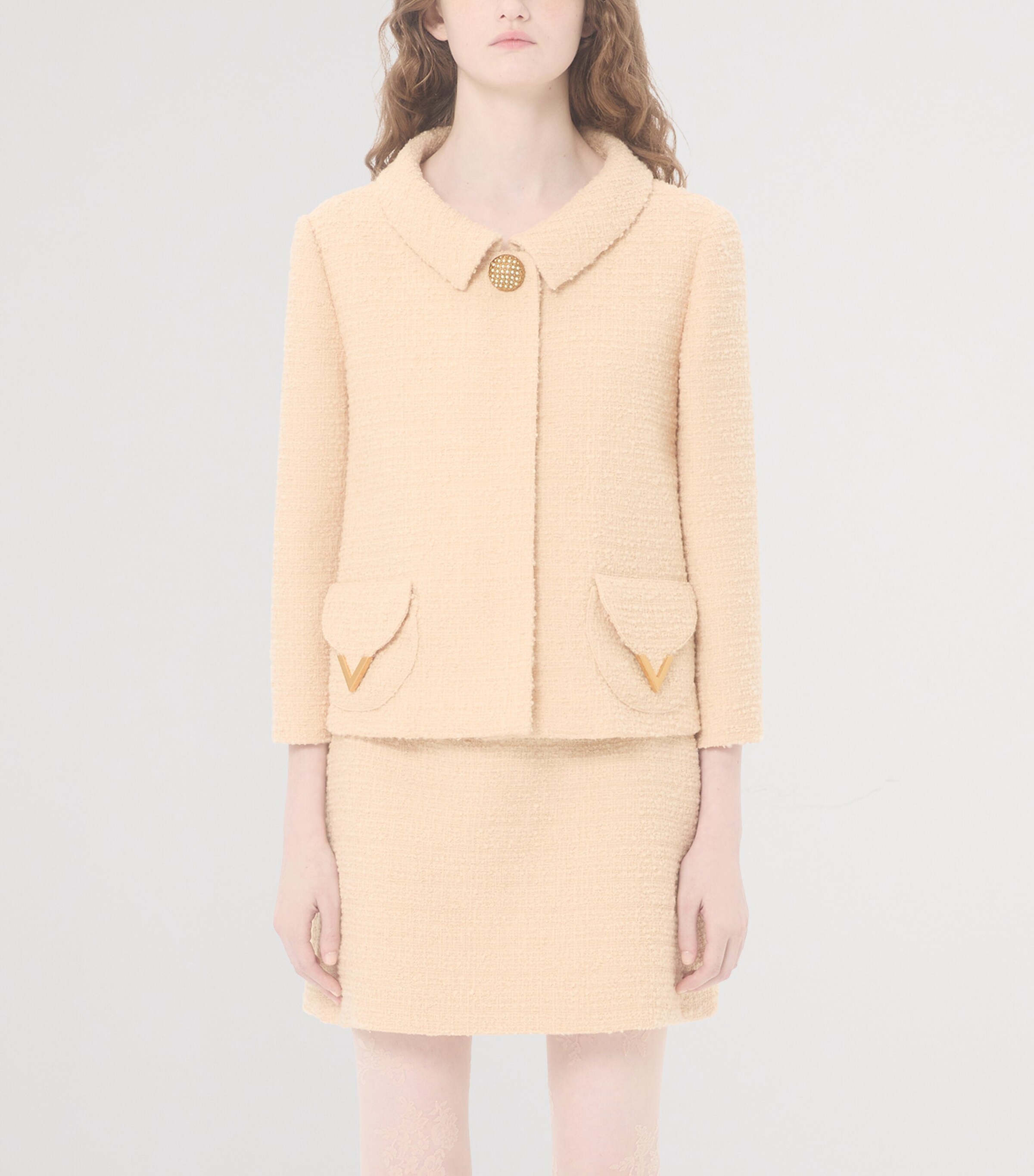 Virgin Wool-Blend Tweed Jacket ET5 Image 2