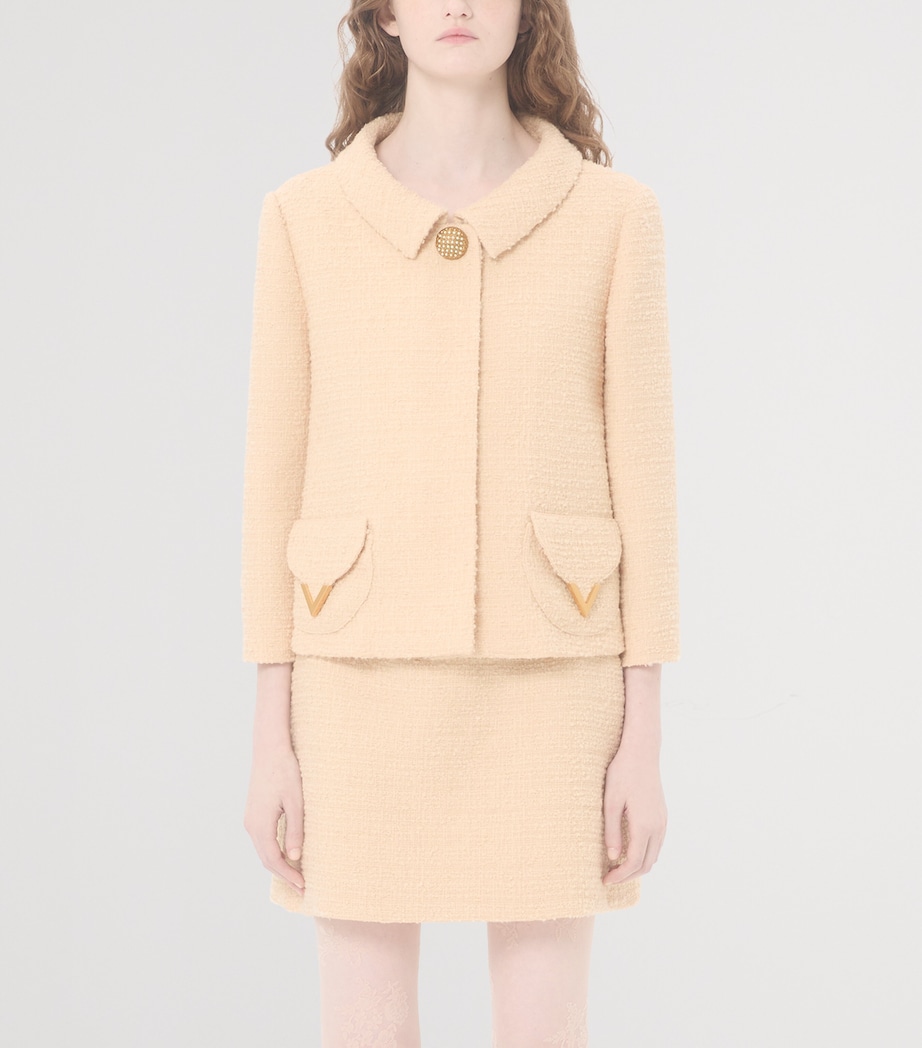 Virgin Wool-Blend Tweed Jacket ET5 Image 2