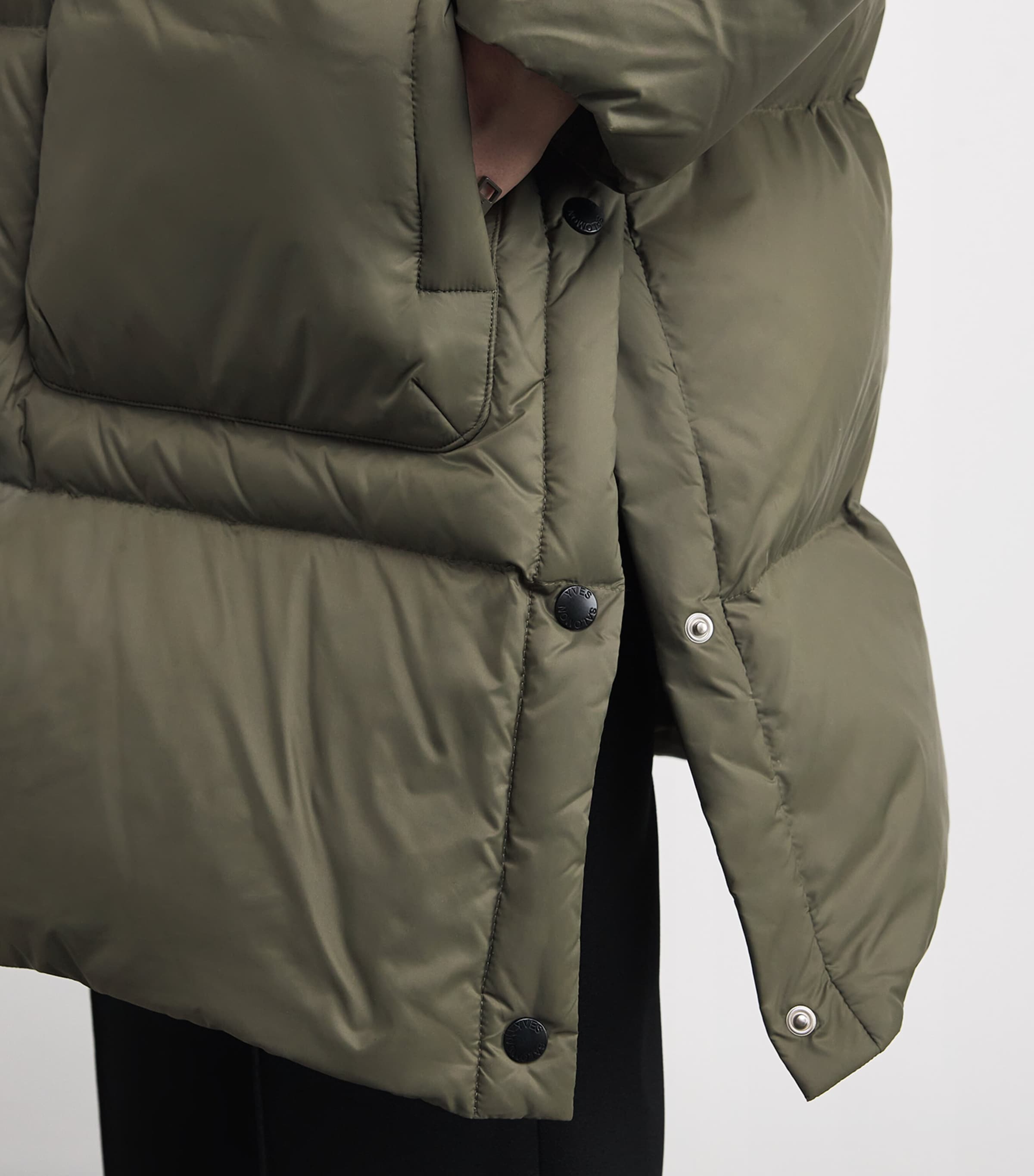 Down Fox Fur-Trim Puffer Jacket A8077 Image 6