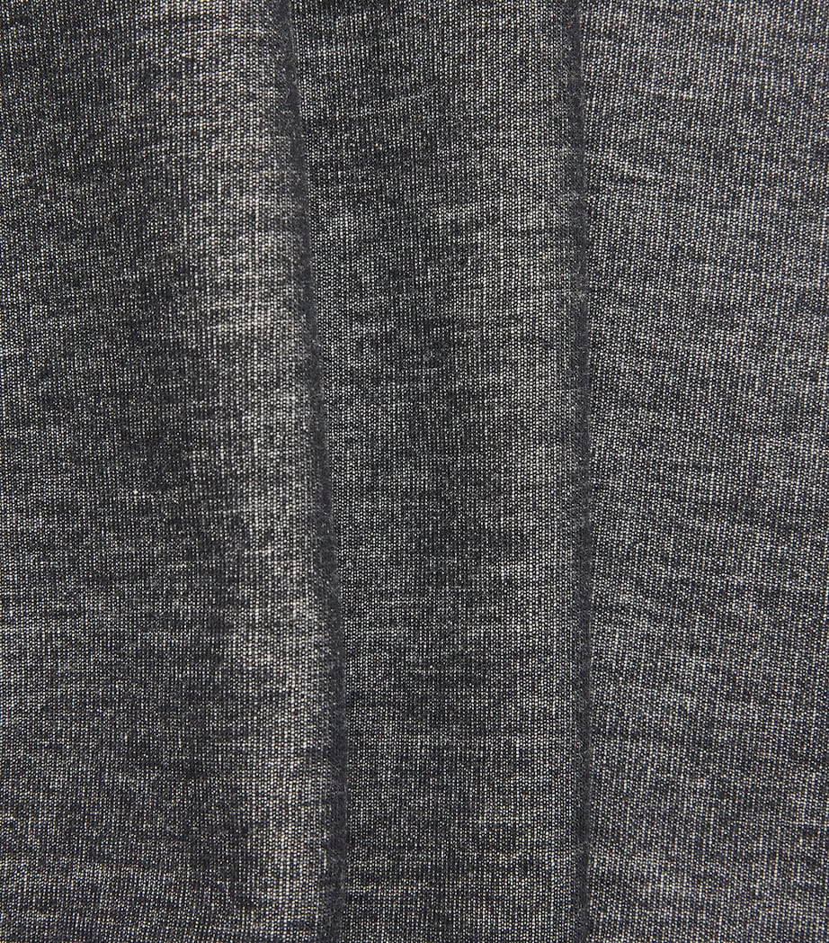 Wool-Blend Barrel Trousers DARK GREY Image 5
