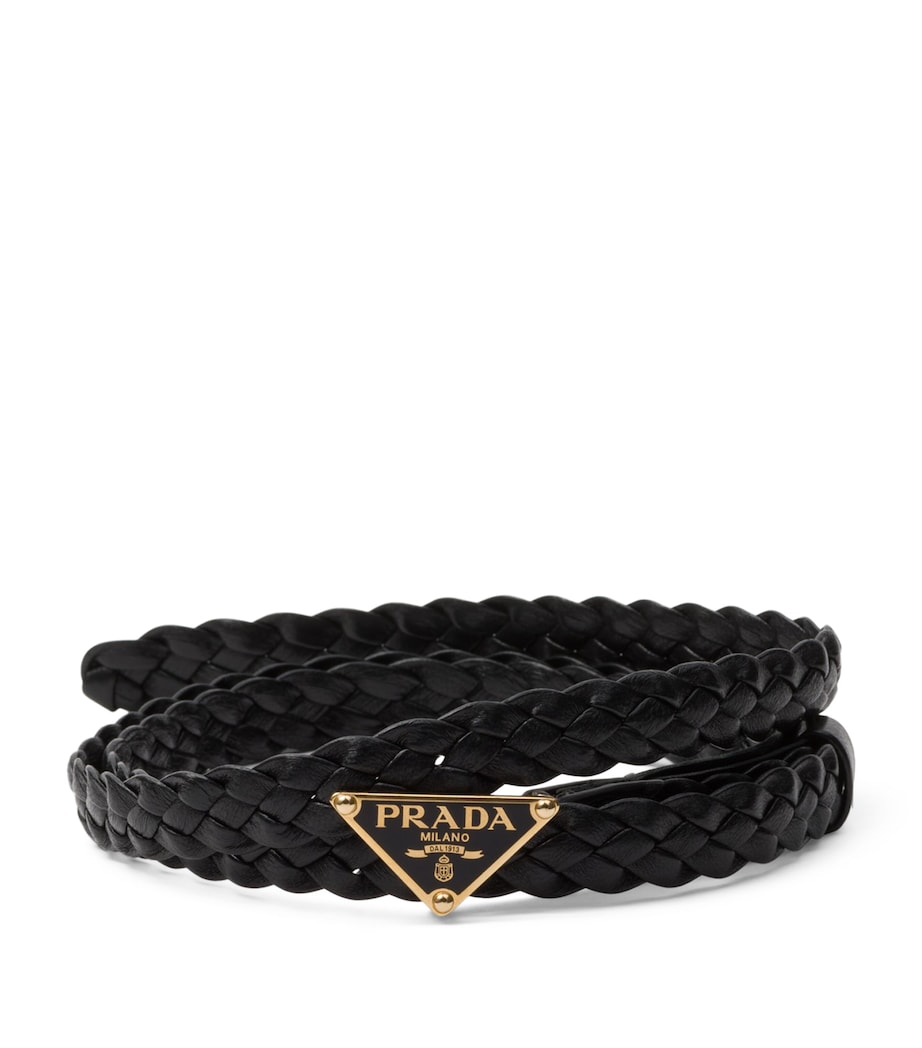 Nappa Leather Braided Belt F0002 Image 1