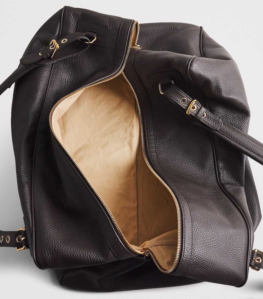 Leather Duffel Bag CACAO Image 3