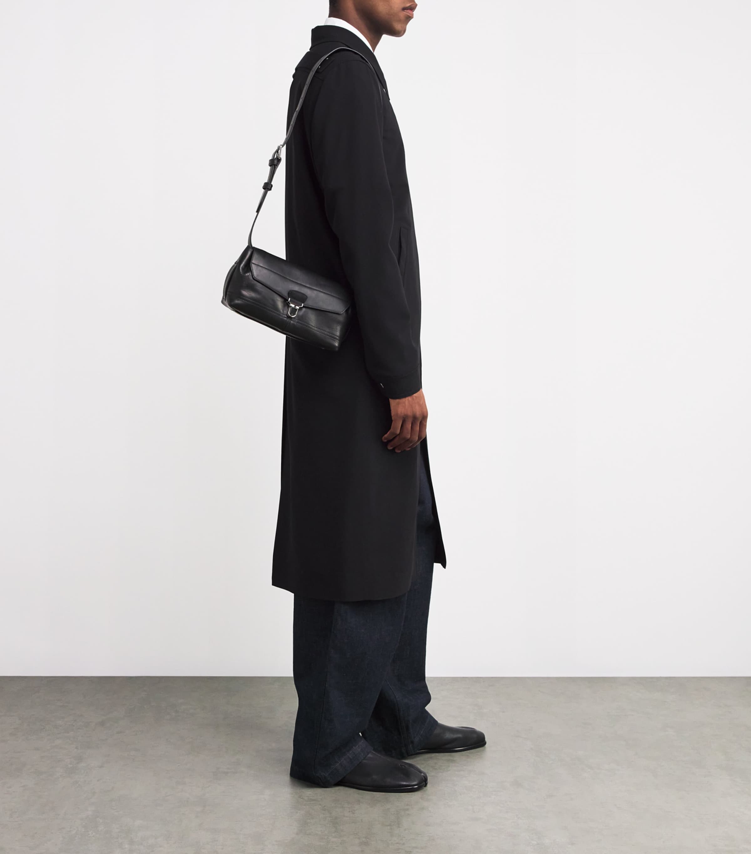 Lemaire Small Leather Gear Cross-Body Bag Image 2