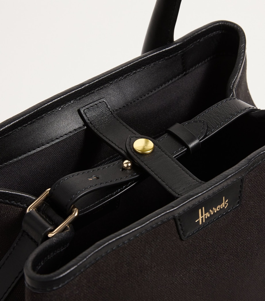 Grab Canvas Slouchy Tote Bag BLACK Image 4