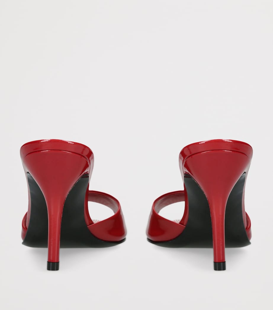Gina Leather Marmont Heeled Mules 85 Red Image 2