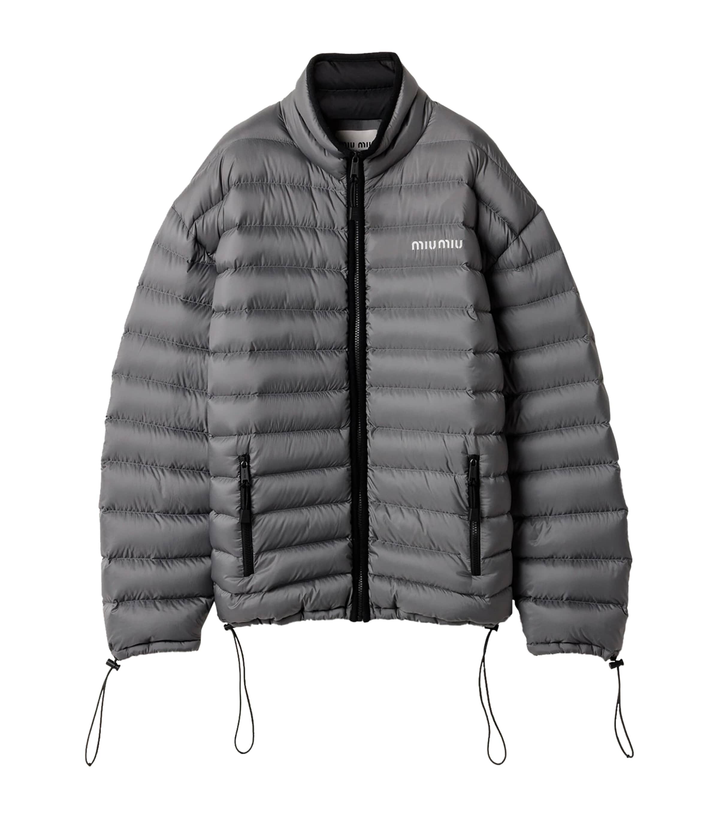 Technical Pongé Goose Down Puffer Jacket F0276 Image 1