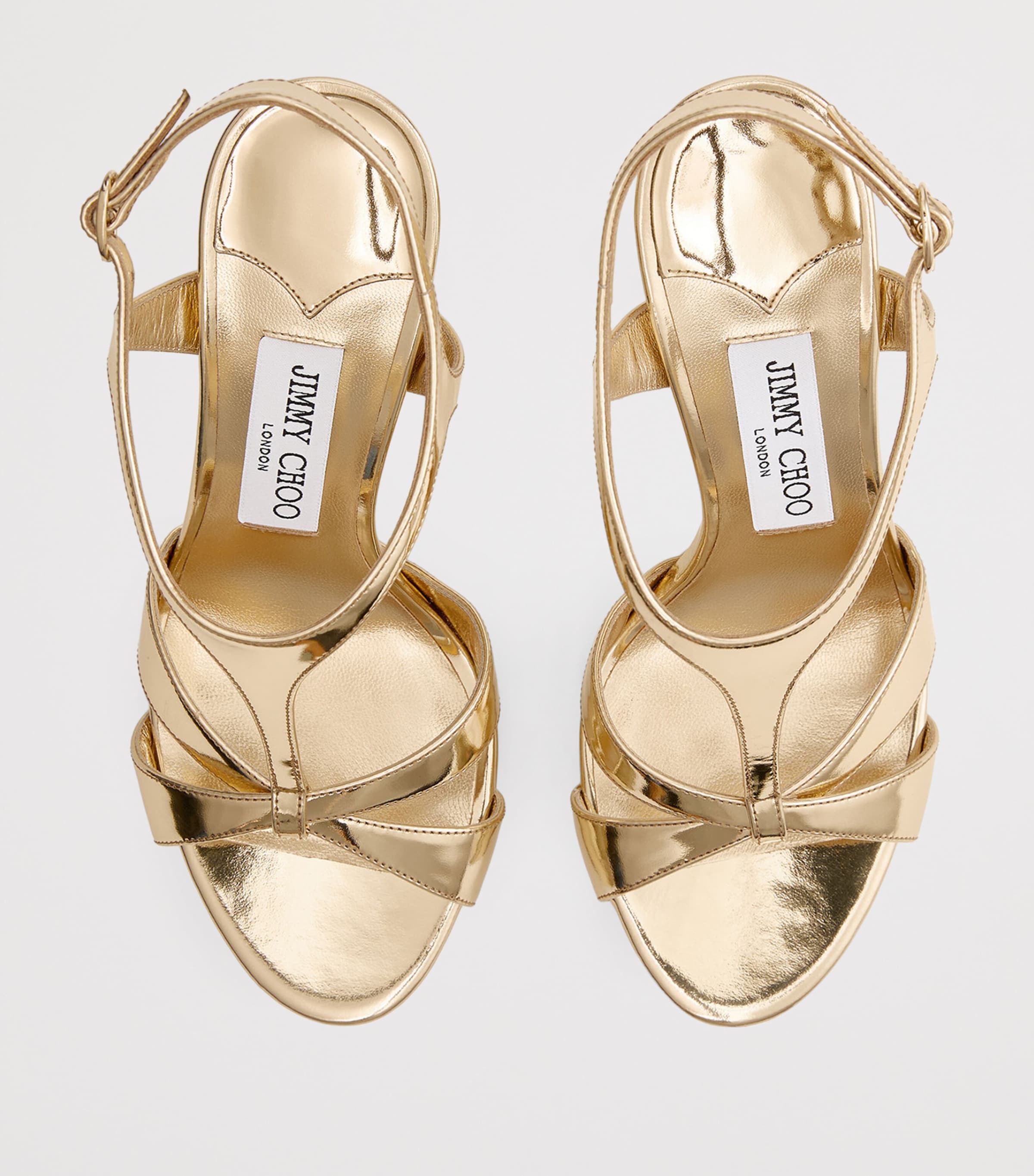 Kesia 120 Leather Sandals GOLD Image 3