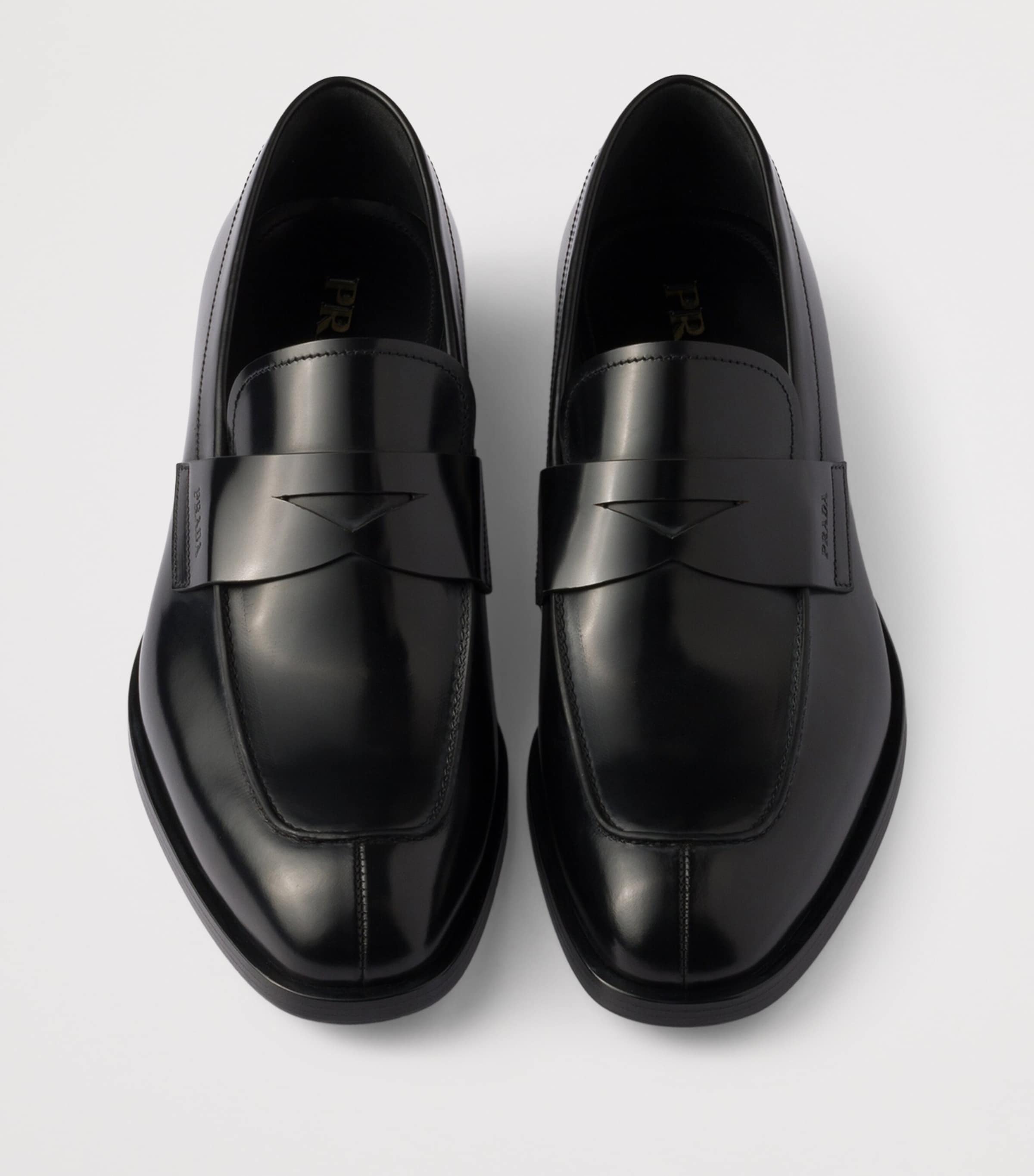 Brushed Leather Loafers F0002 Image 3