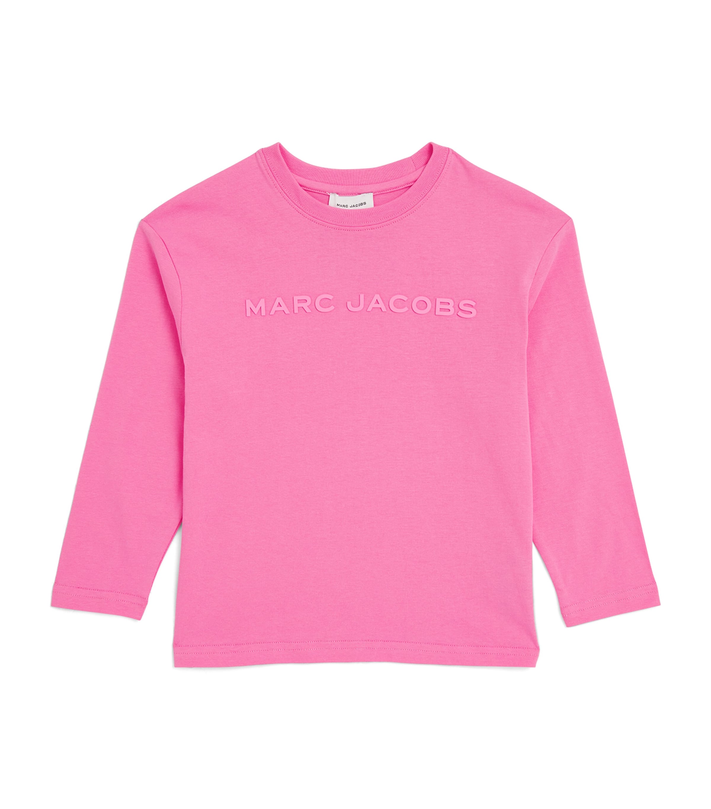 Marc Jacobs Rubberised-logo T-shirt In Pink