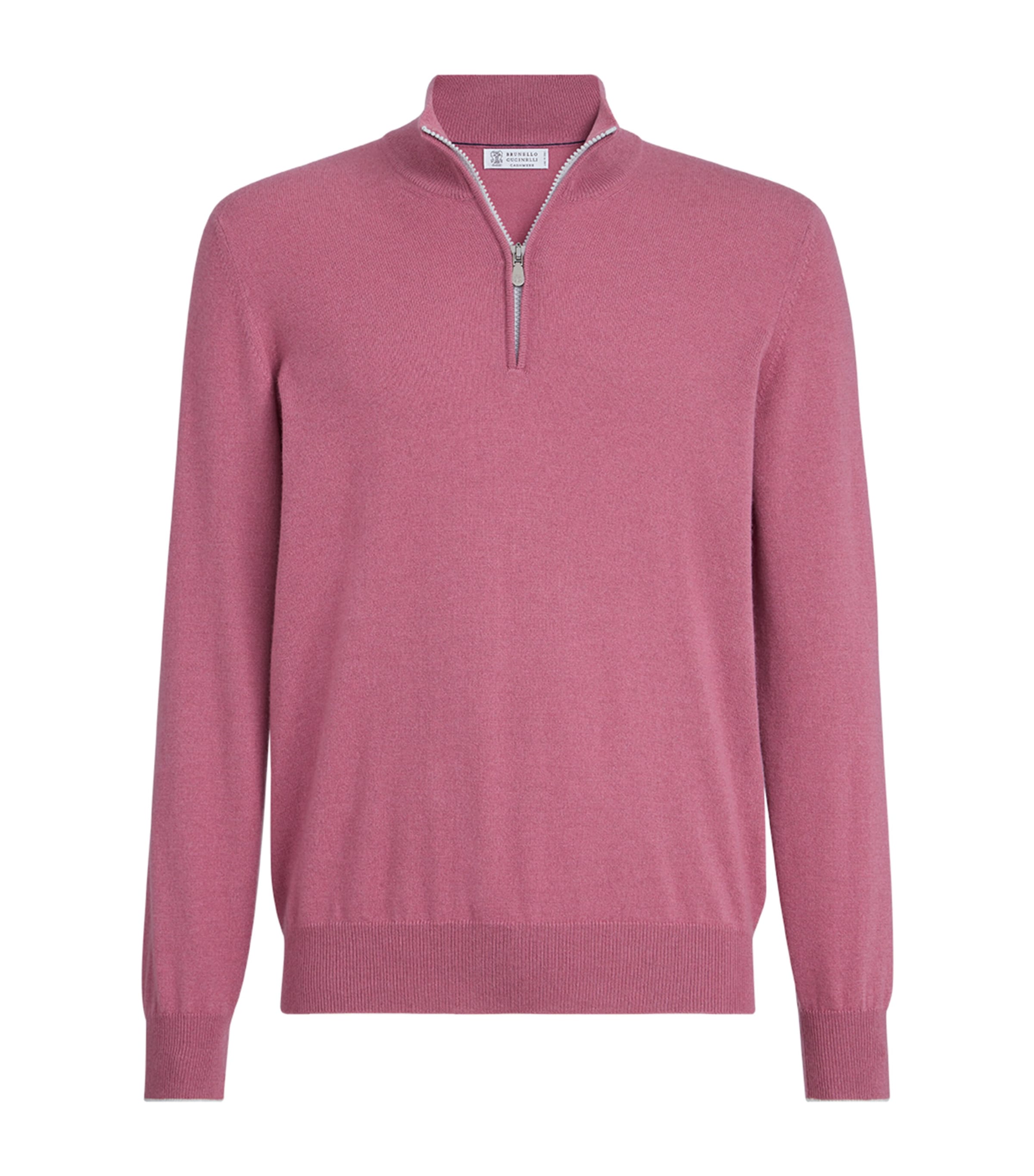 Cashmere Quarter-Zip Sweater CRZ64 Image 1