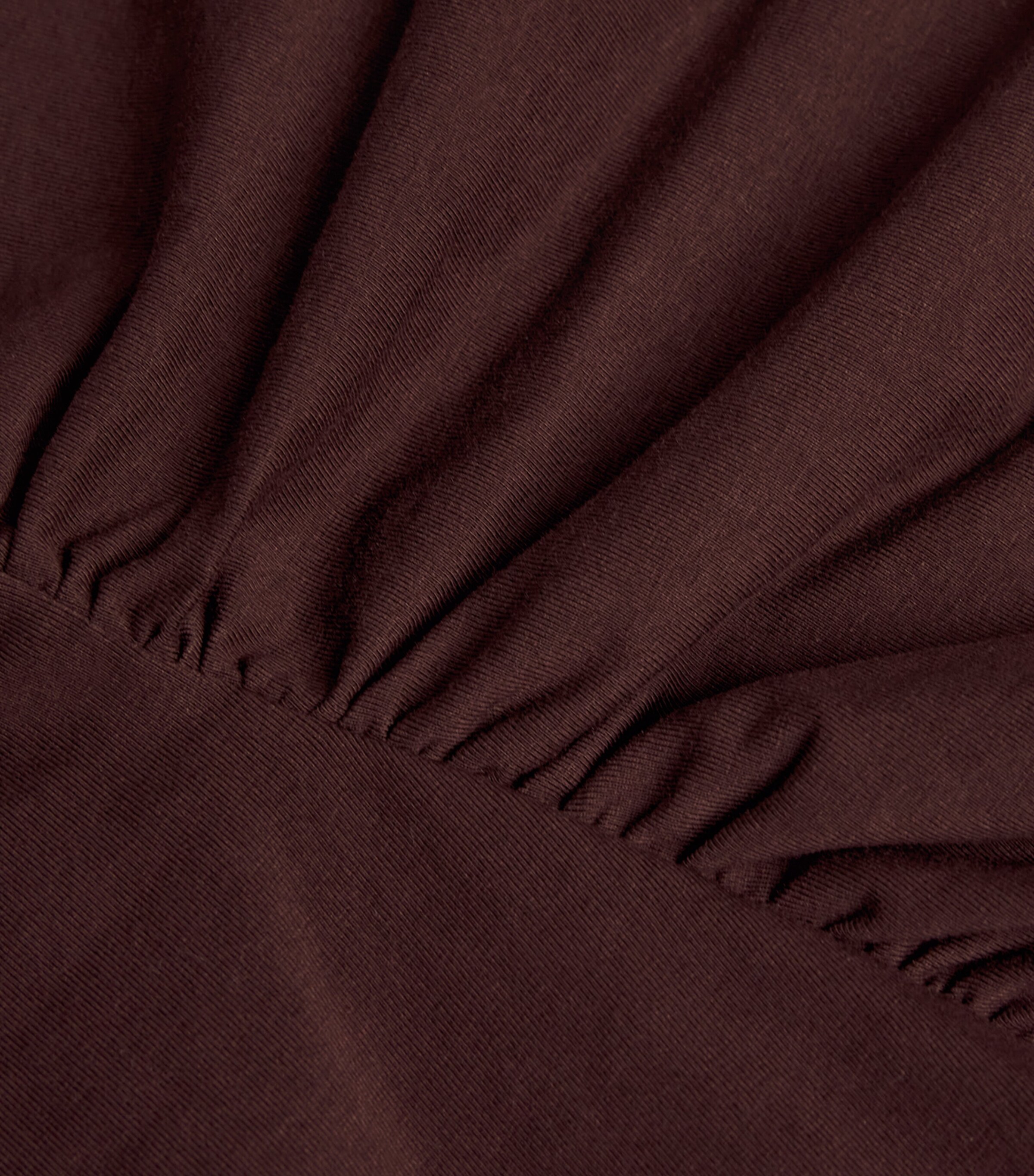 Stretch-Cotton Mara Top D80CHESTNUT Image 5