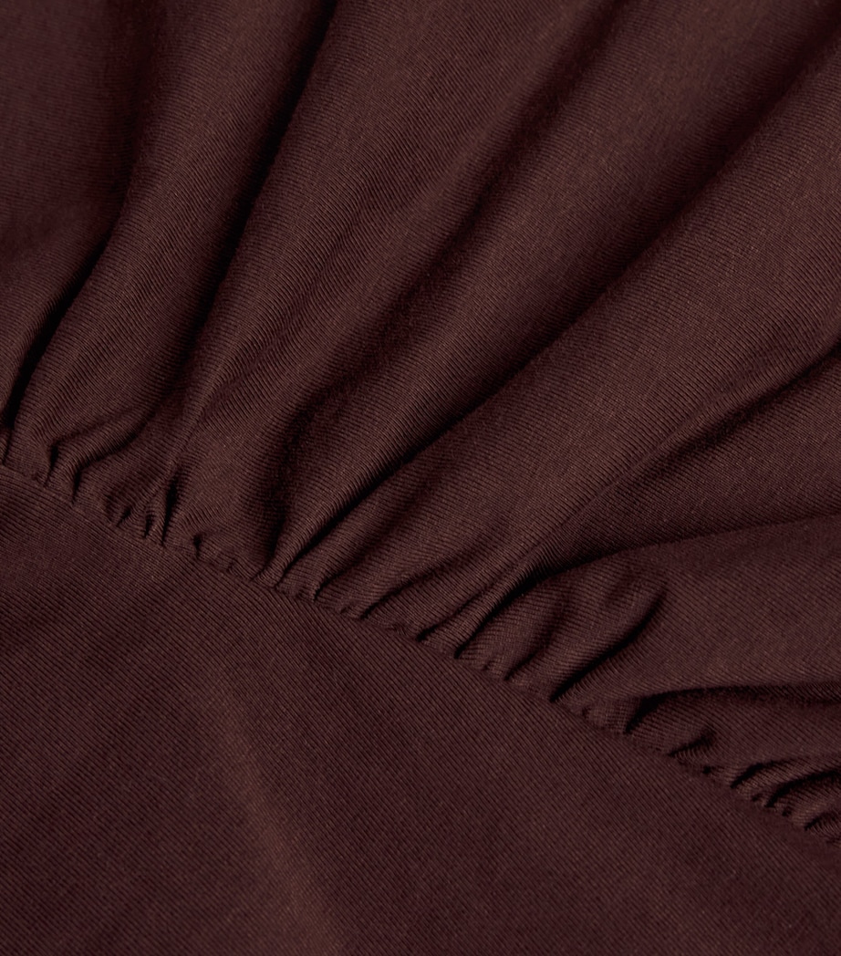 Stretch-Cotton Mara Top D80CHESTNUT Image 5