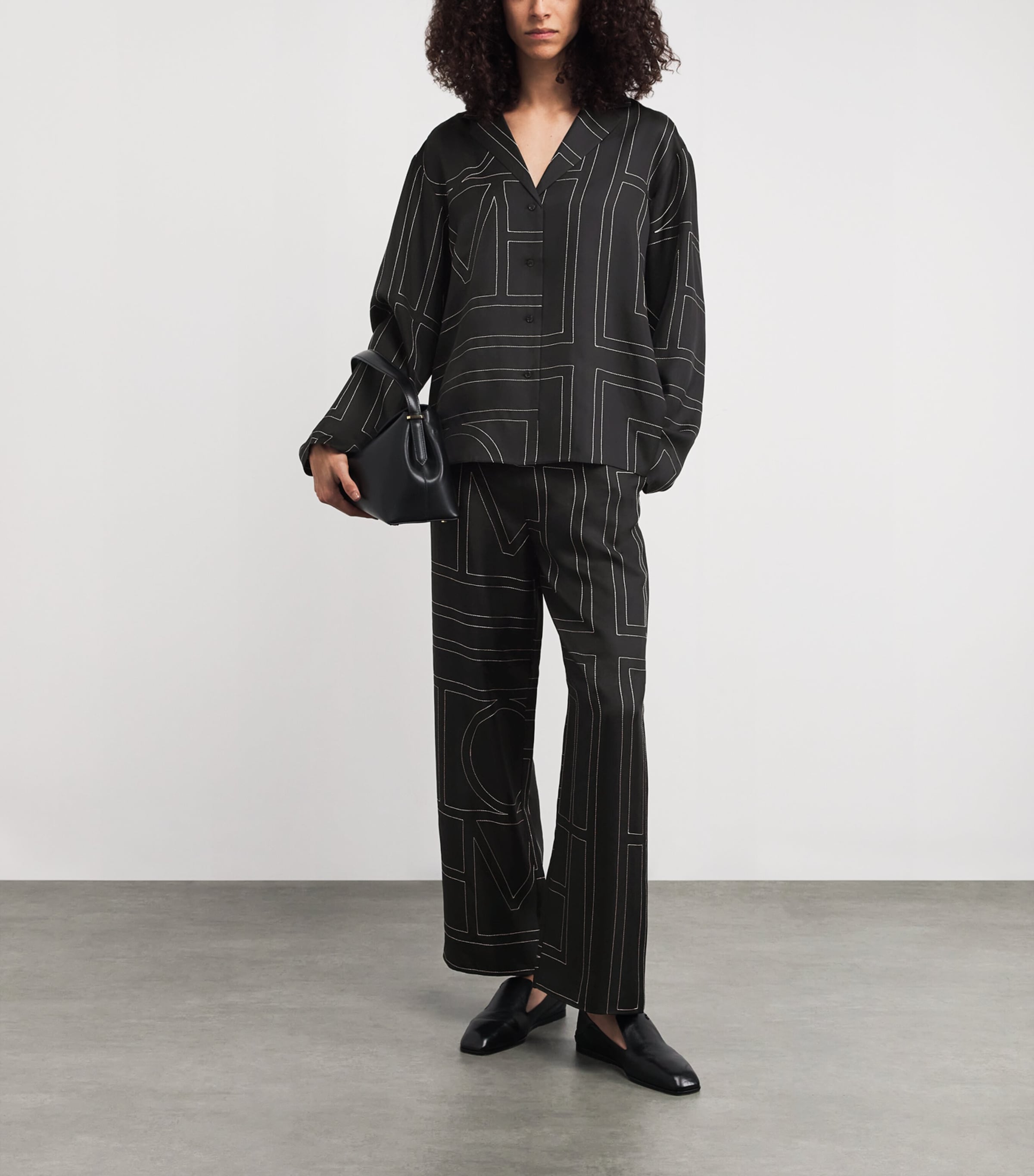 Silk Monogram Trousers BLACK MONOGRAM 925 Image 2