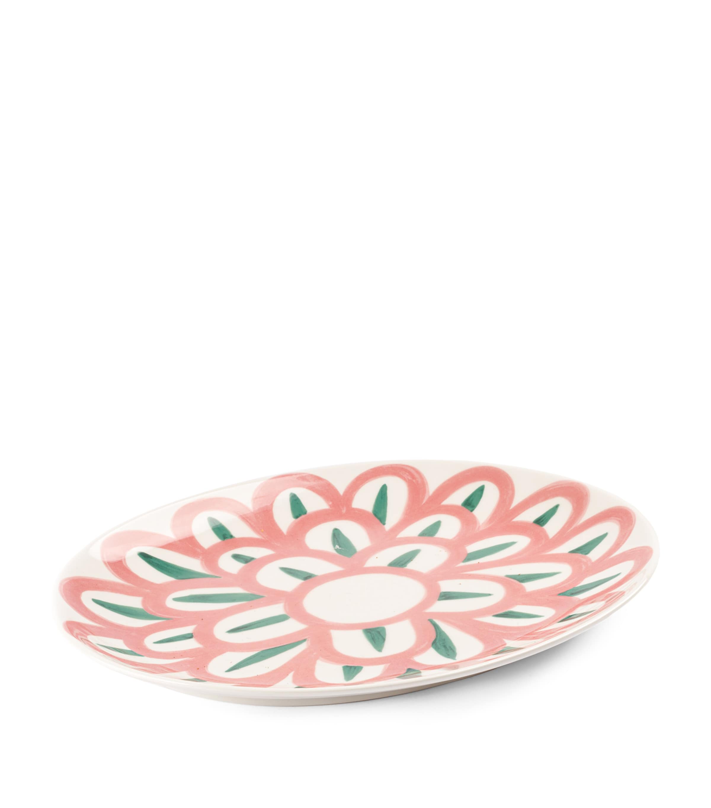 Themis Z Porcelain Symi Serving Plate In Pink