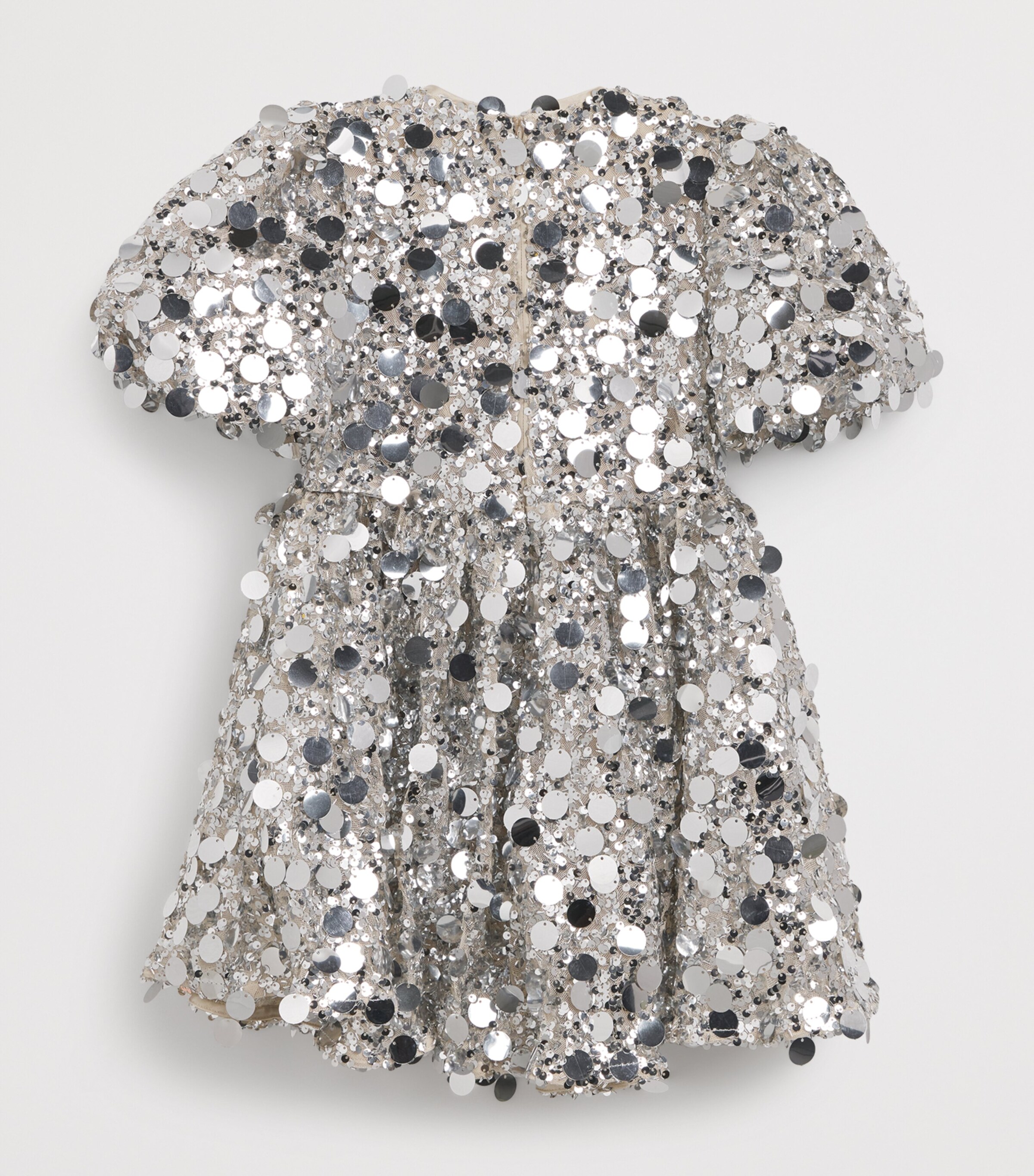 Embellished Isabel Dress (4-14 Years) SILVER Image 2
