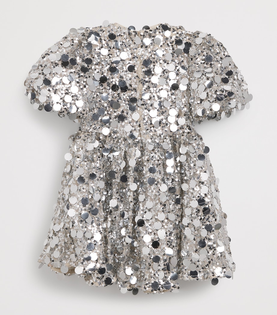 Embellished Isabel Dress (4-14 Years) SILVER Image 2