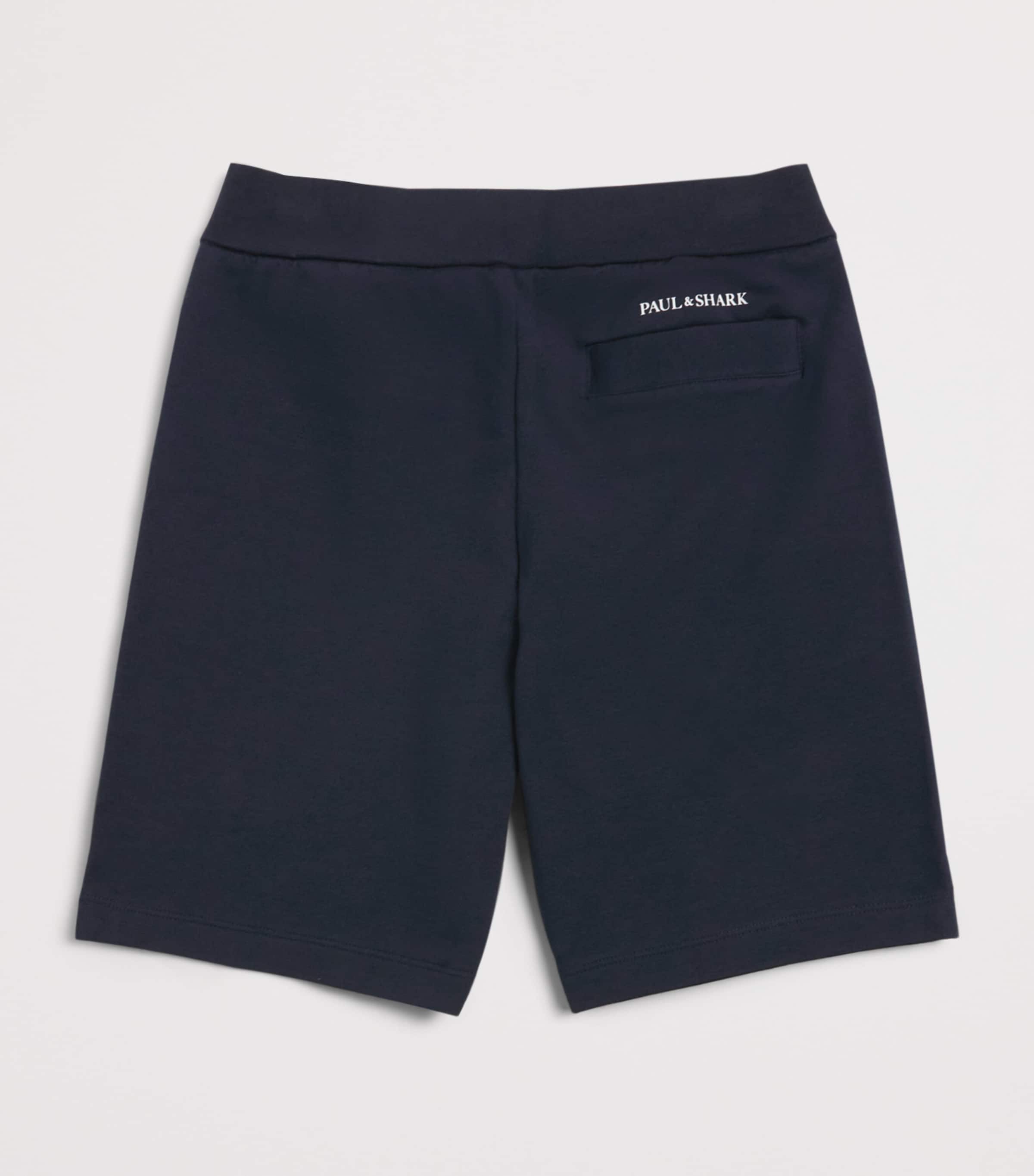 Paul & Shark Logo Sweatshorts (8-14 Years) Blu Shark Image 2