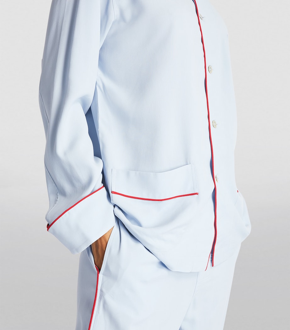 Silk Laurent Pyjama Set CERULEAN Image 6