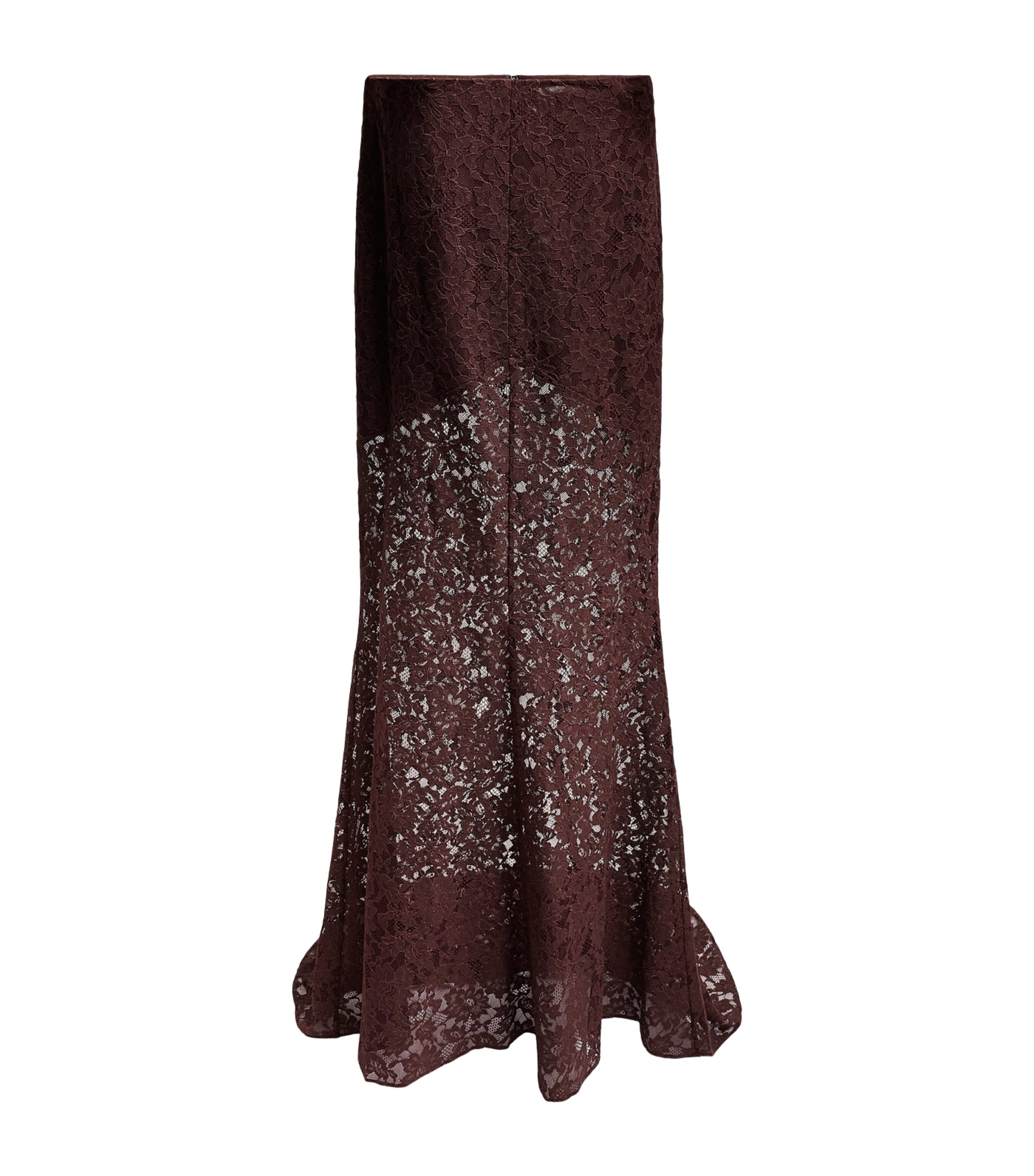 De La Vali Womens Lace Pasion Maxi Skirt Brown Image 1