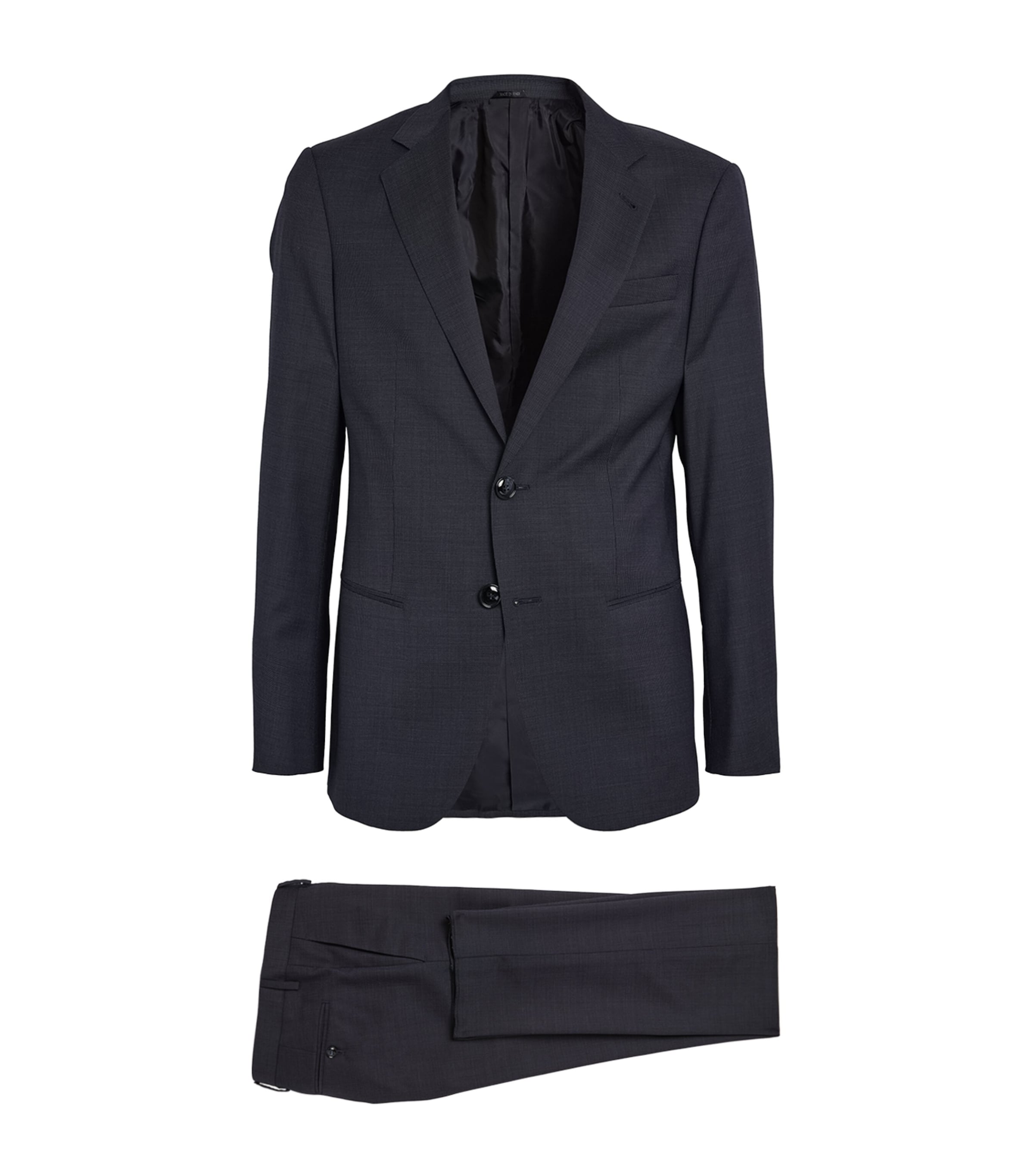 Shop Giorgio Armani Wool Single-breasted Two-piece Suit