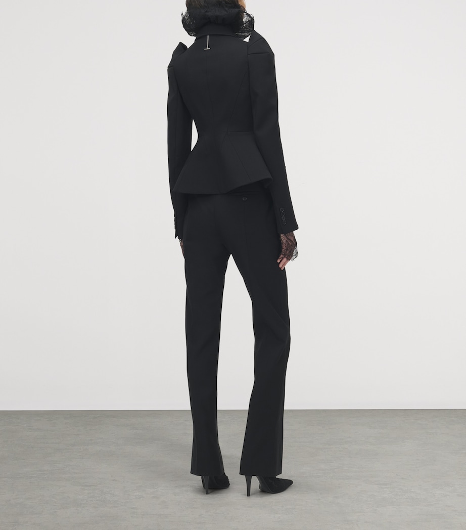 Stretch-Wool Structured Blazer 1000 Image 4