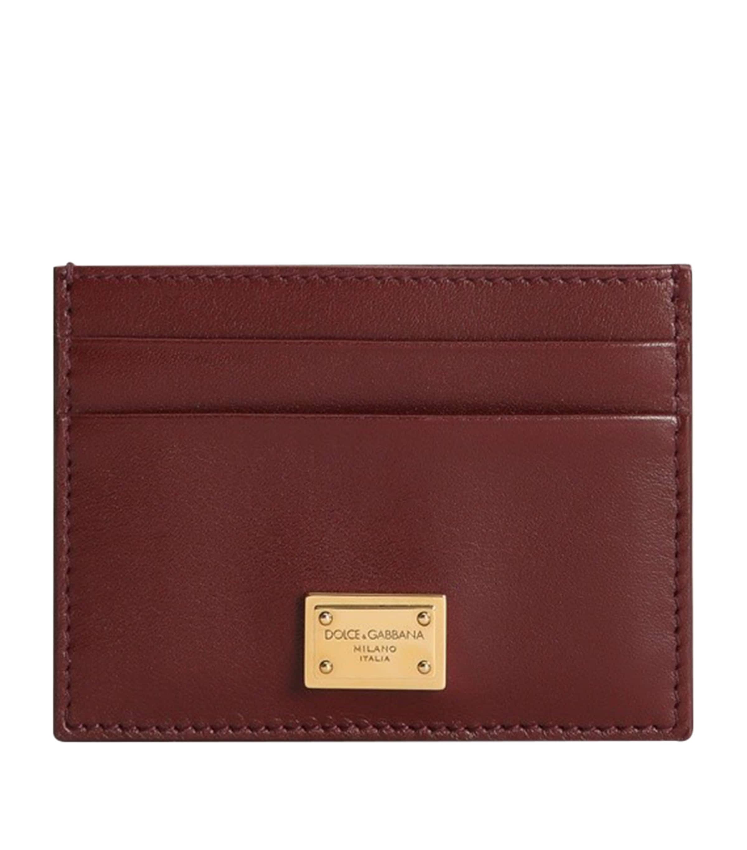 Plongé Calfskin Card Holder 80346-BORDEAUX Image 1