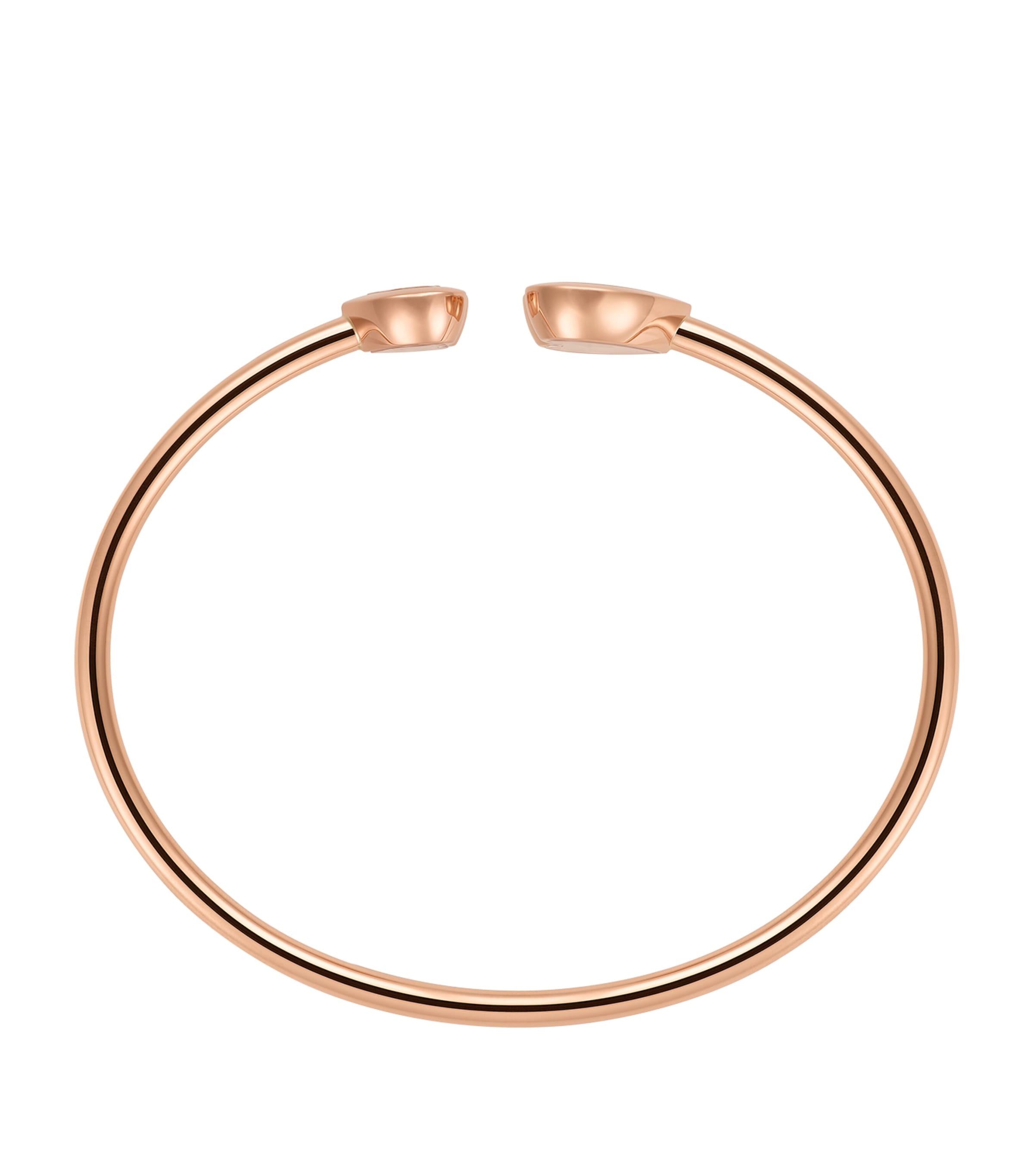 Rose Gold and Diamond Happy Diamonds Bangle 18K ROSE GOLD Image 2