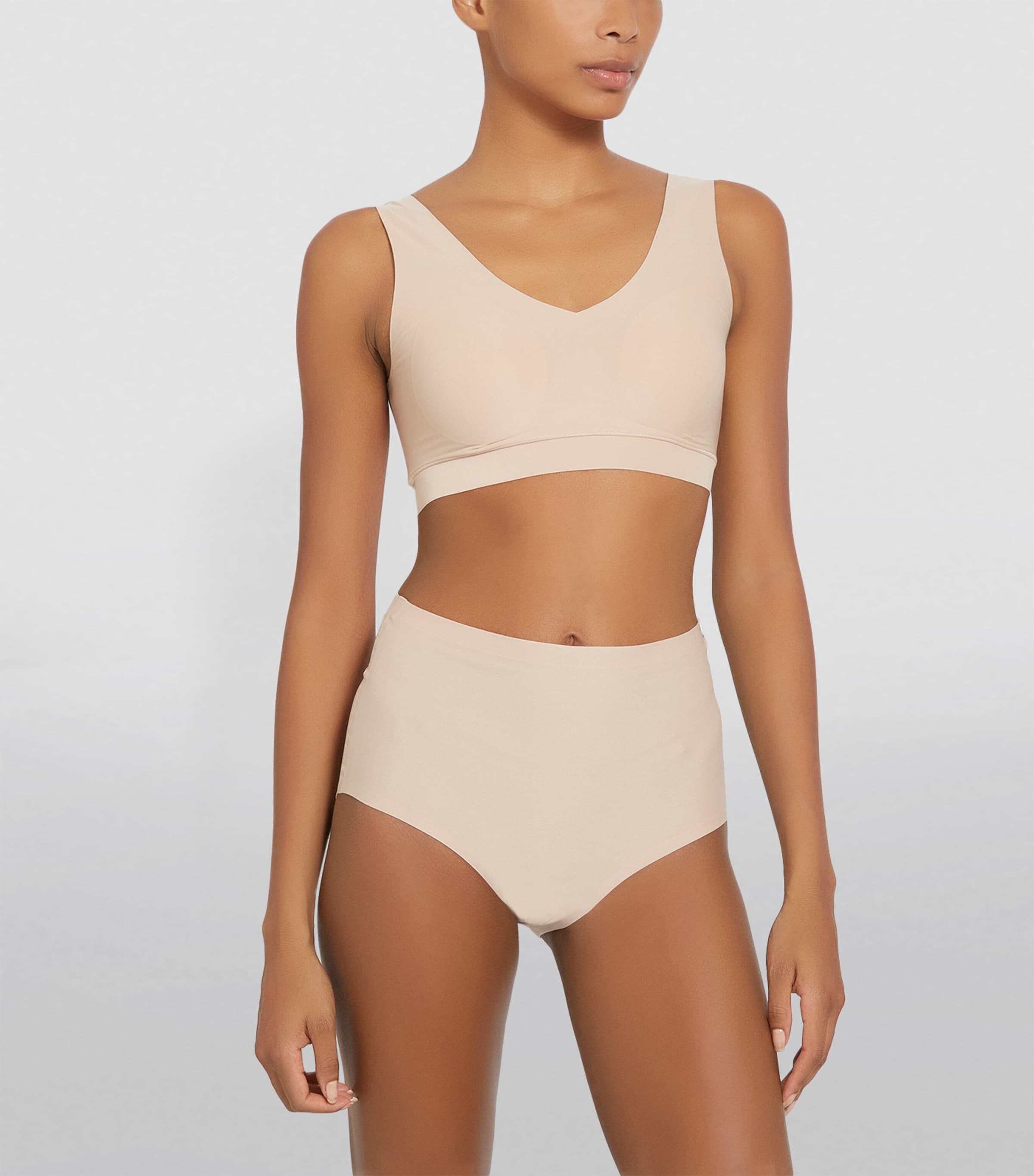 Soft Padded Triangle Bra NUDE Image 3