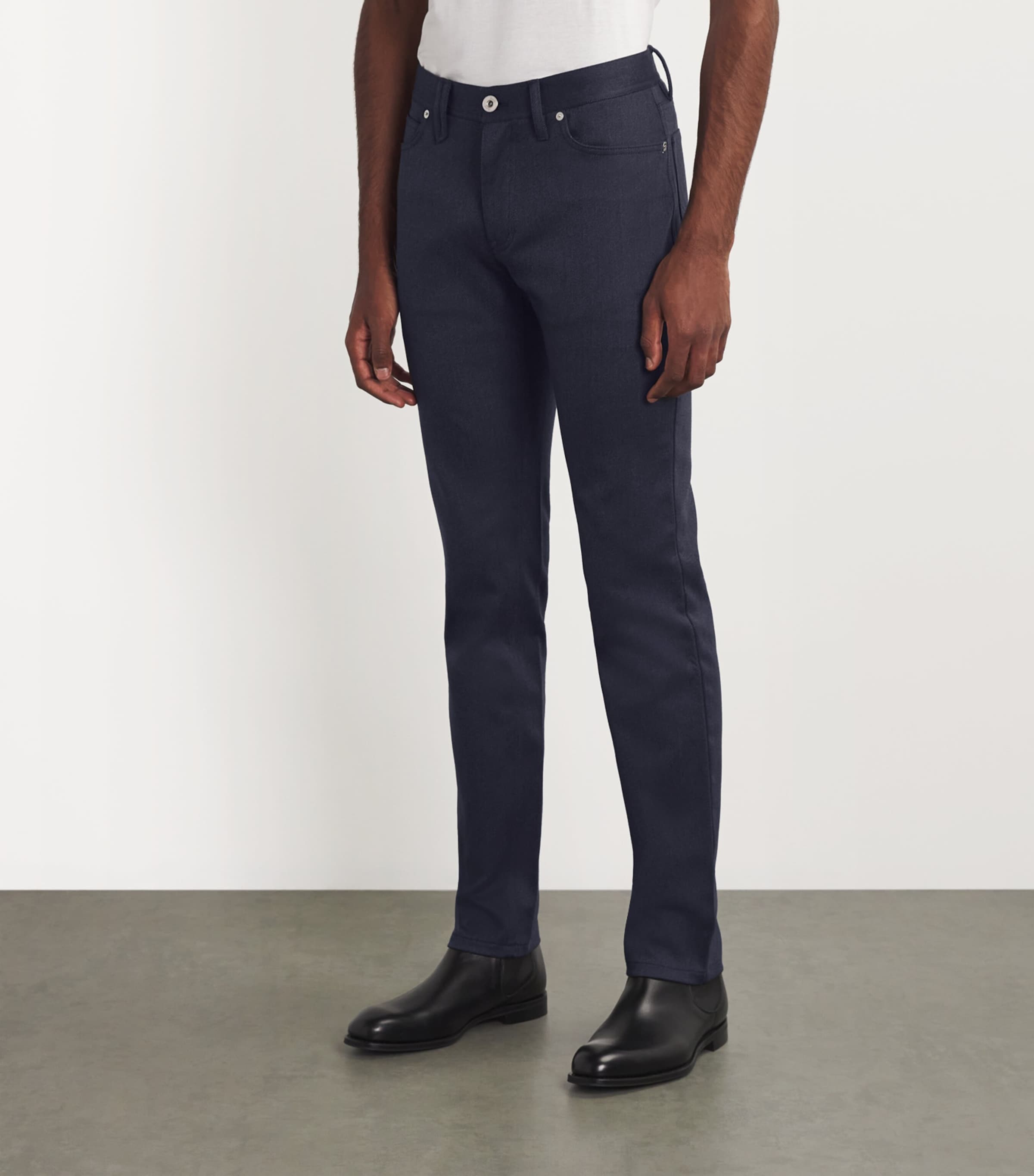 Stretch-Cotton Straight Chamonix Jeans 1100 Image 3