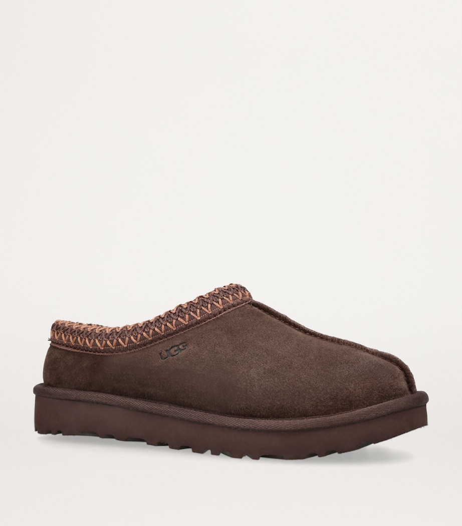 Suede Tasman Slippers DARK BROWN Image 4