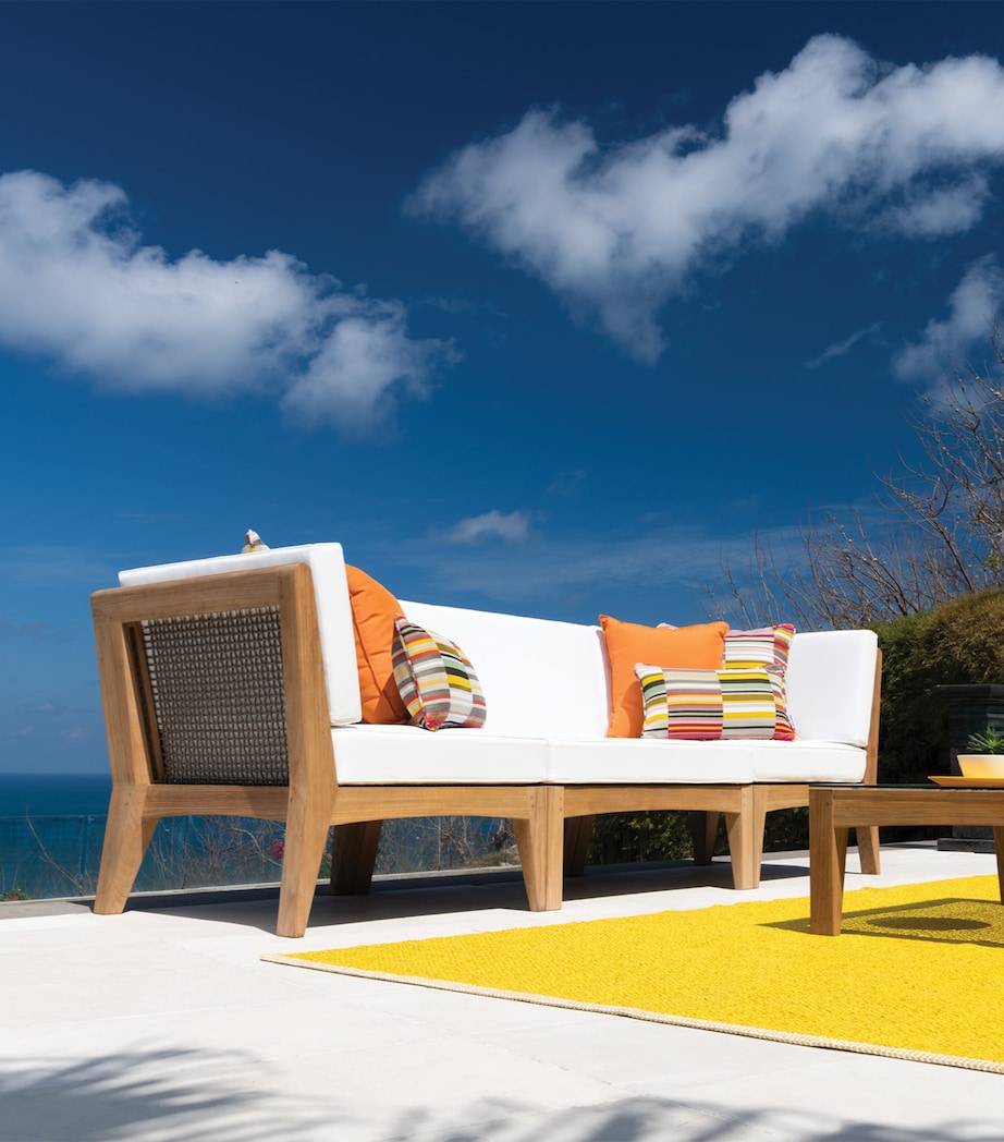 Indian Ocean Cove Modular Outdoor Centre Lounge Chair White Image 8