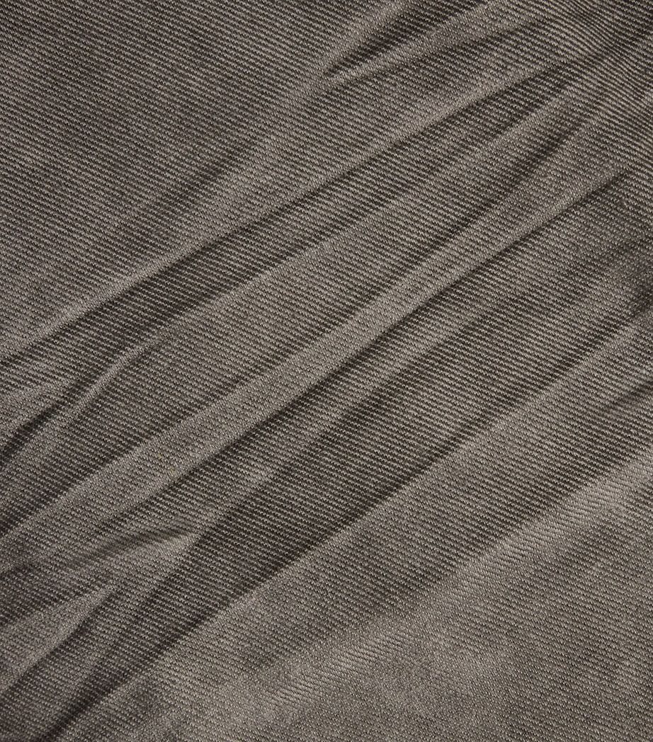 Rick Owens Mens Geth Wide-Leg Jeans Dark Dust Image 6