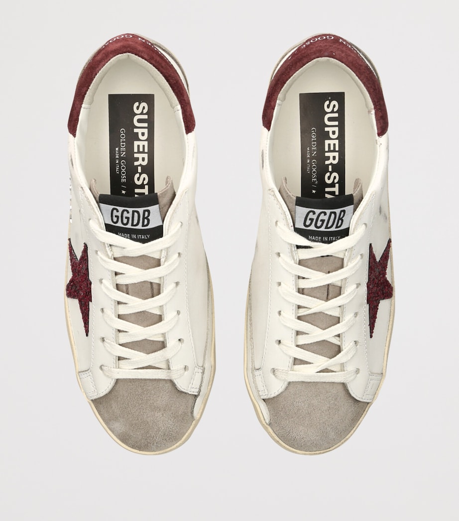 Leather Super-Star Sneakers WHITE/RED Image 4