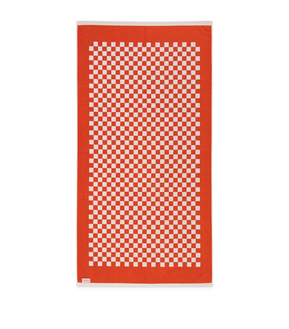 Reversible Roman Beach Towel (90cm x 170cm) PALOMA SUN / ECRU Image 3