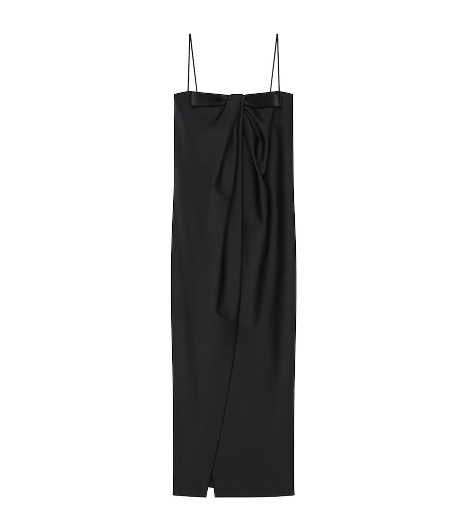 Givenchy Womens Wool-Mohair Sliced Maxi Dress Image 1