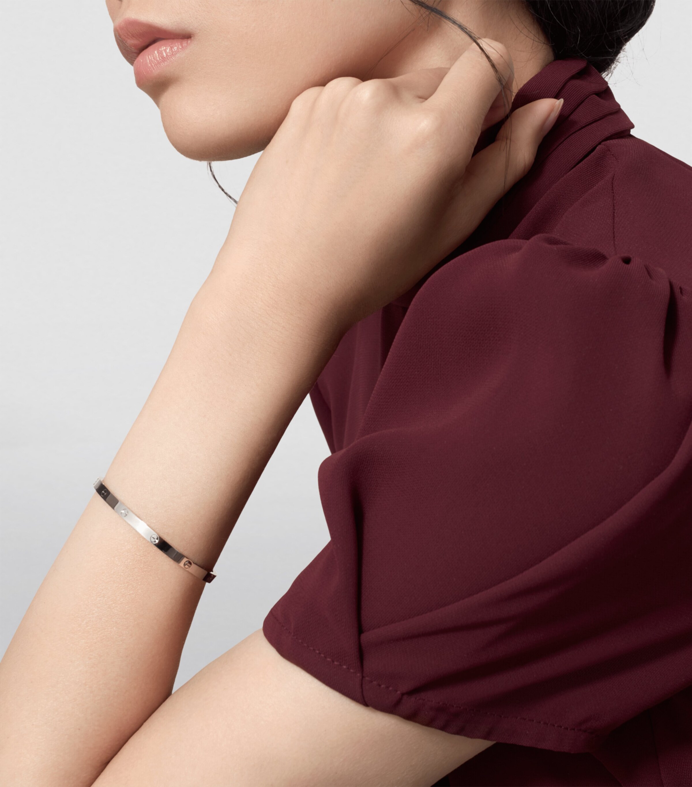 Cartier Small White Gold LOVE Bracelet White Gold Image 2